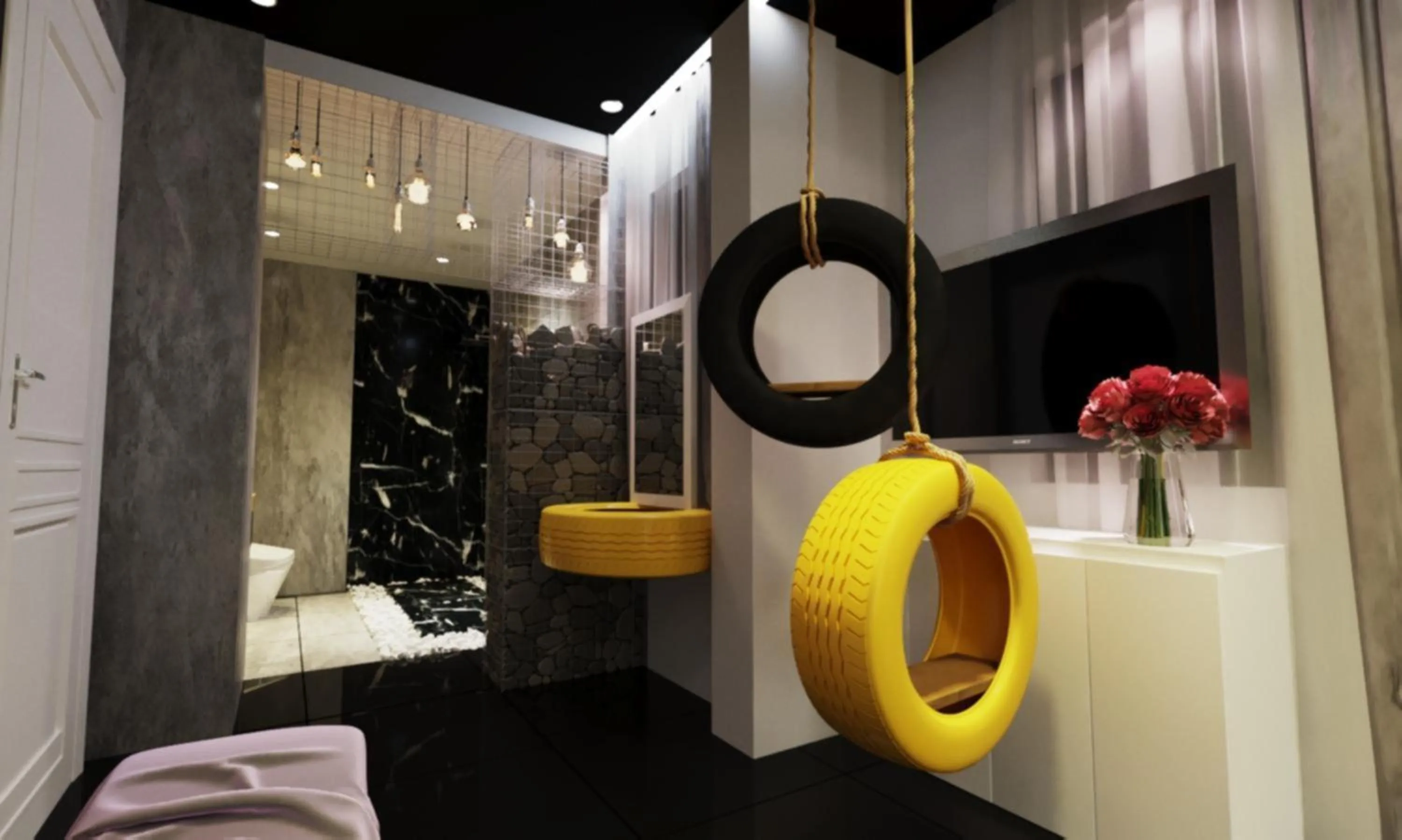 Property building in Quynh Huong Hotel