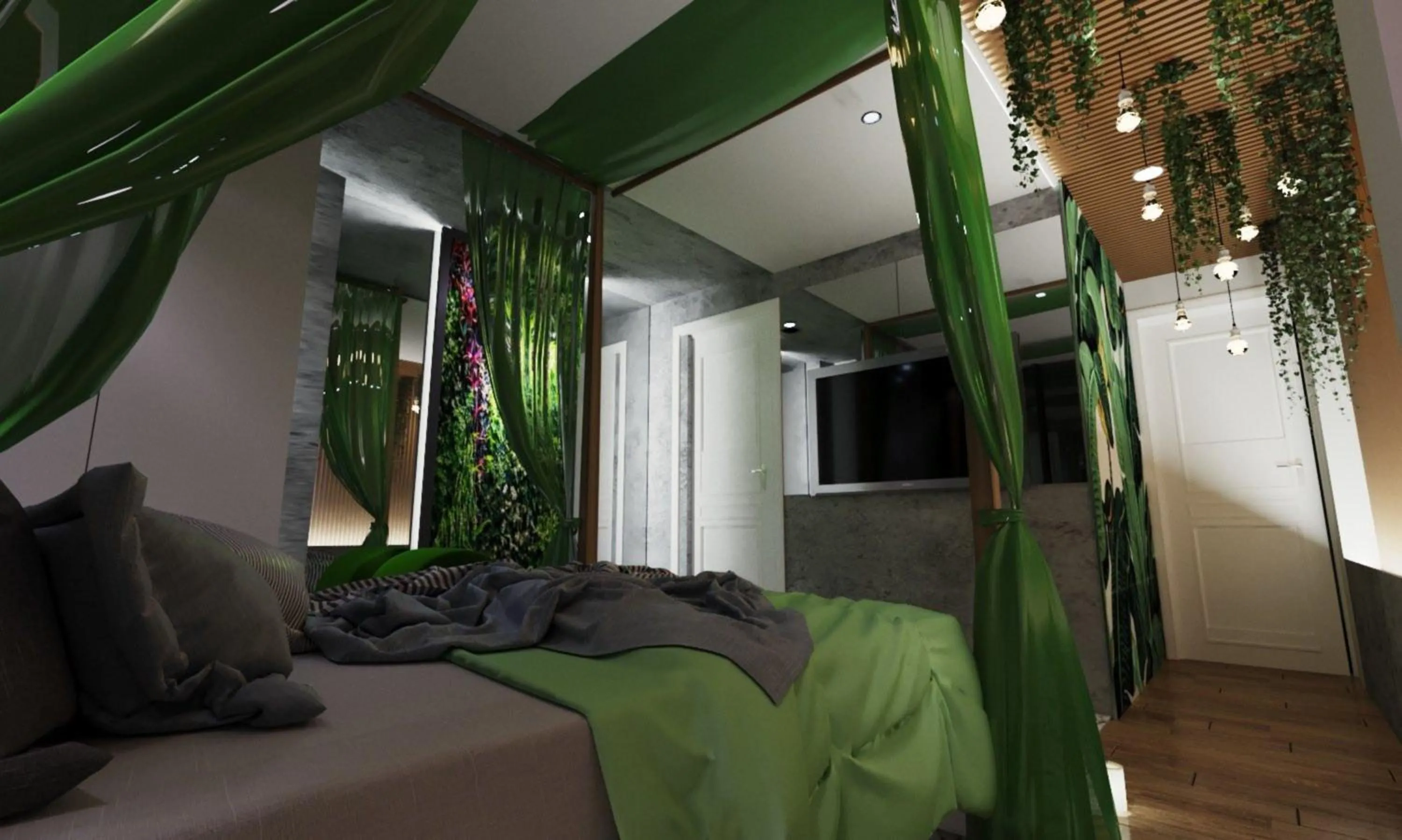 Property building in Quynh Huong Hotel