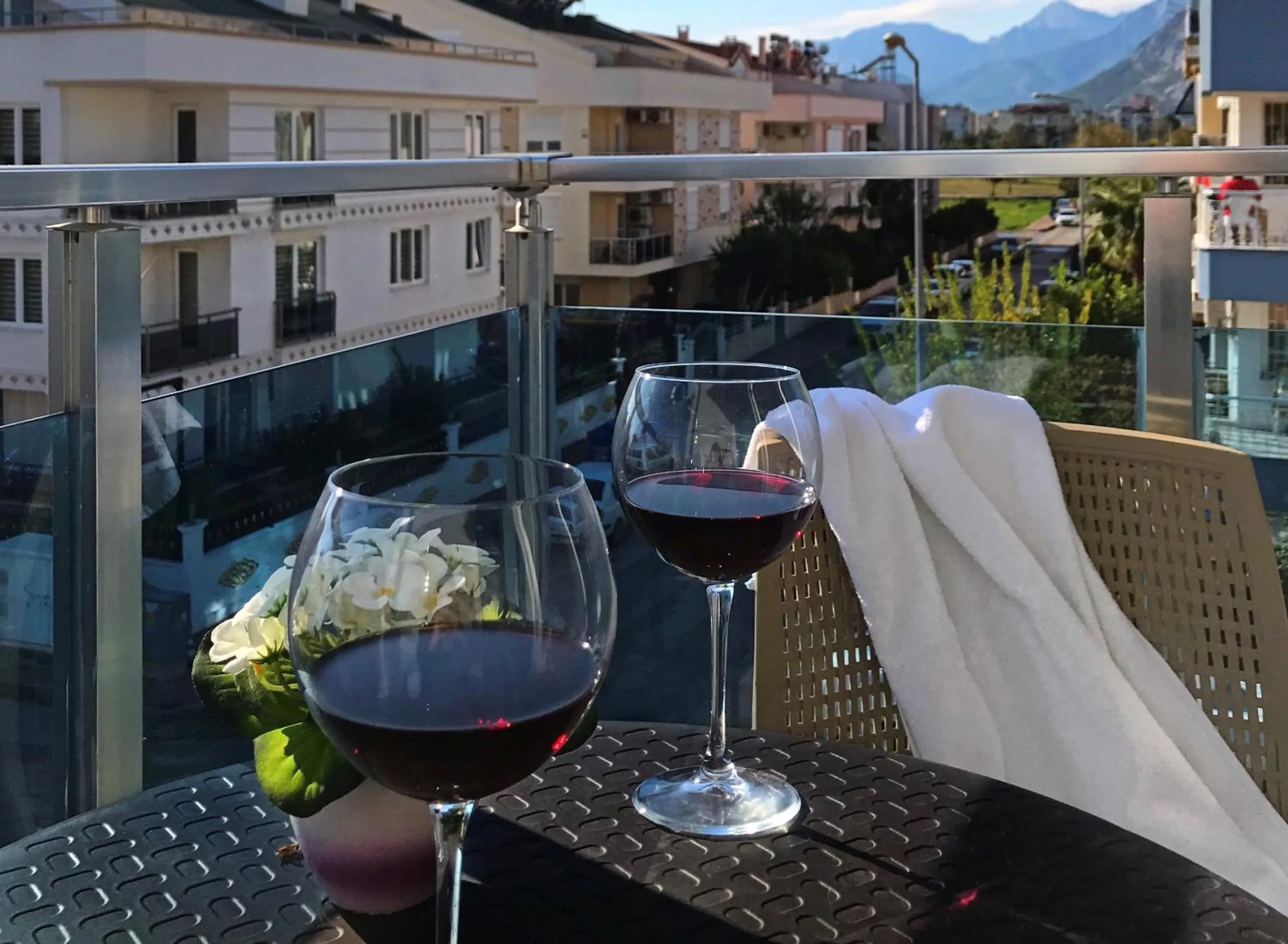 Balcony/Terrace in Alfa Apart Hotel