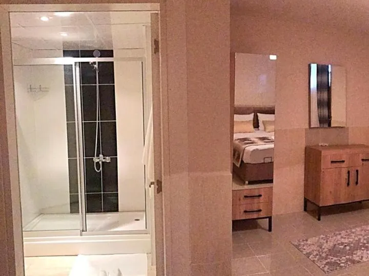 Bathroom, Bed in Alfa Apart Hotel