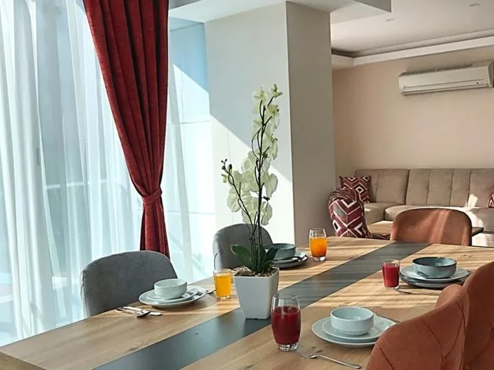 Seating area in Alfa Apart Hotel