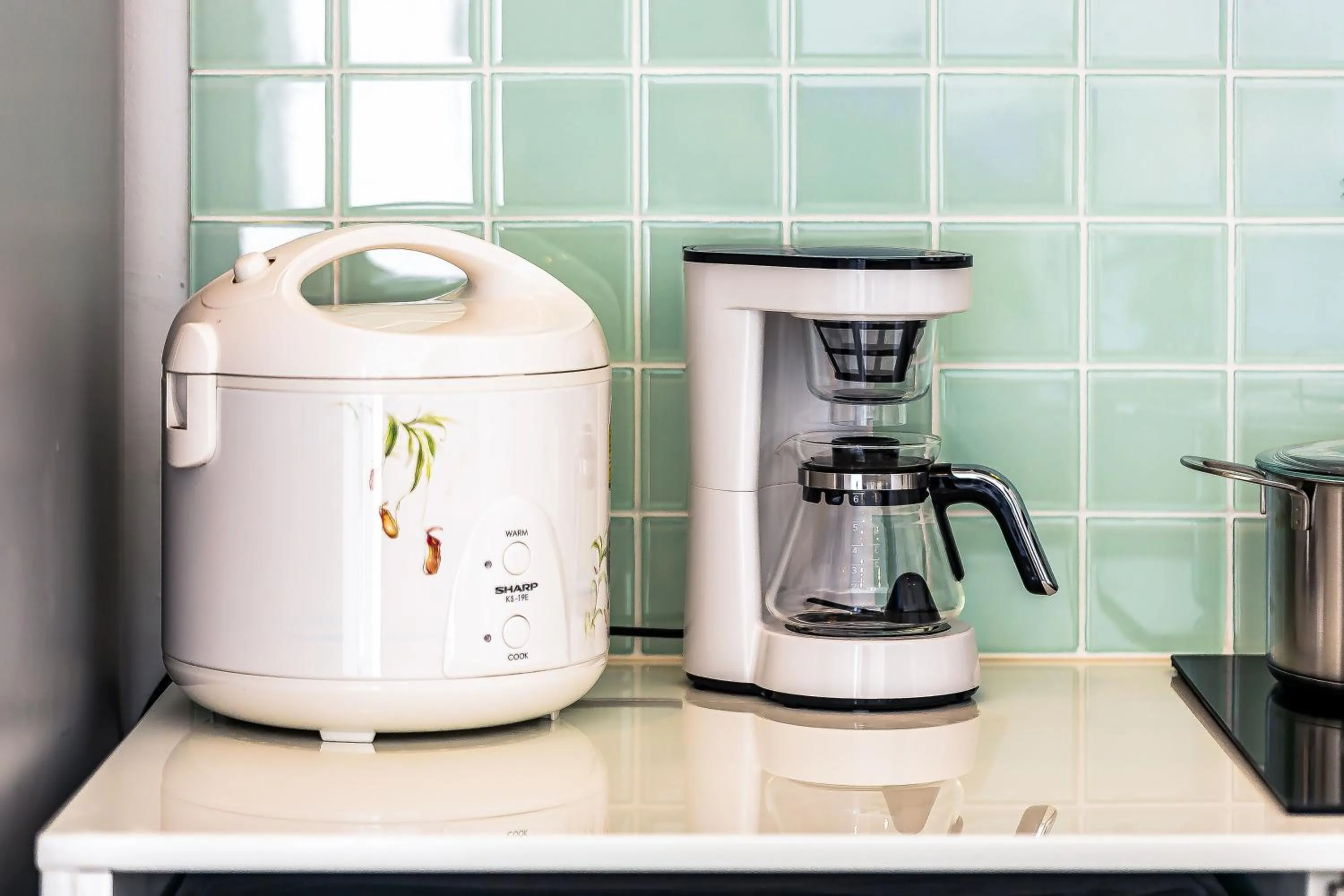 Kitchen or kitchenette in Modern 3 Bedroom Private Pool Villa KH-A1