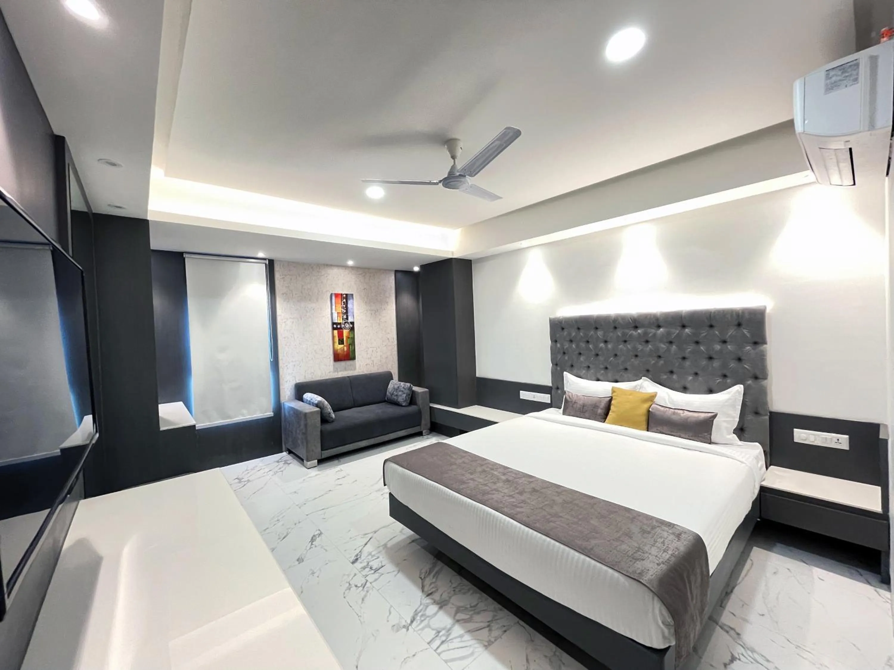 View (from property/room), Bed in Jardin Hotels