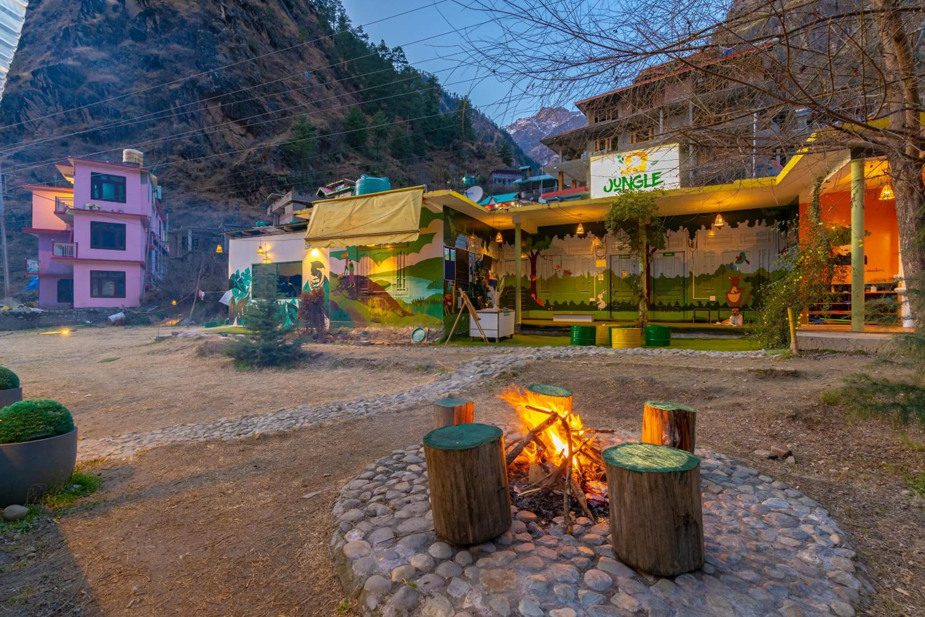 flat iron in Jungle Hostel by Whoopers