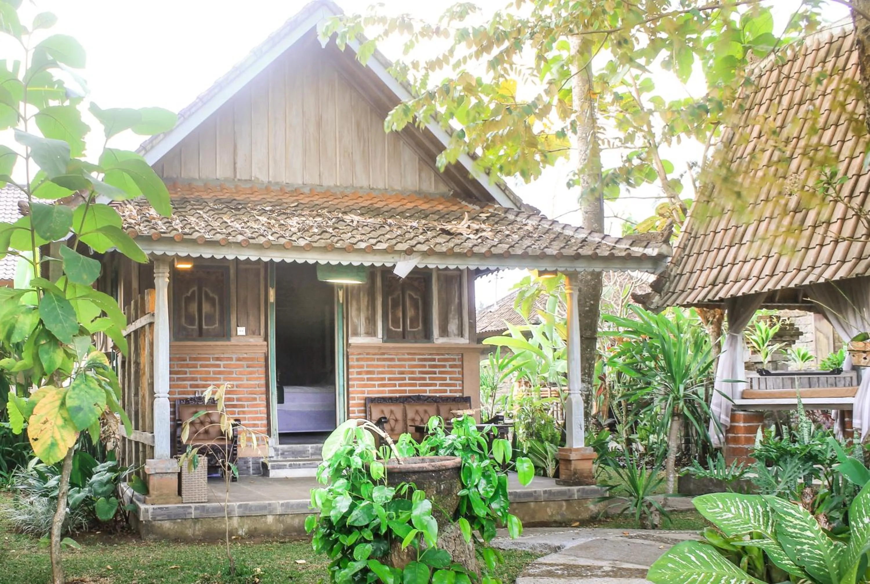 Balcony/Terrace in Umasari Rice Terrace Villa by AGATA