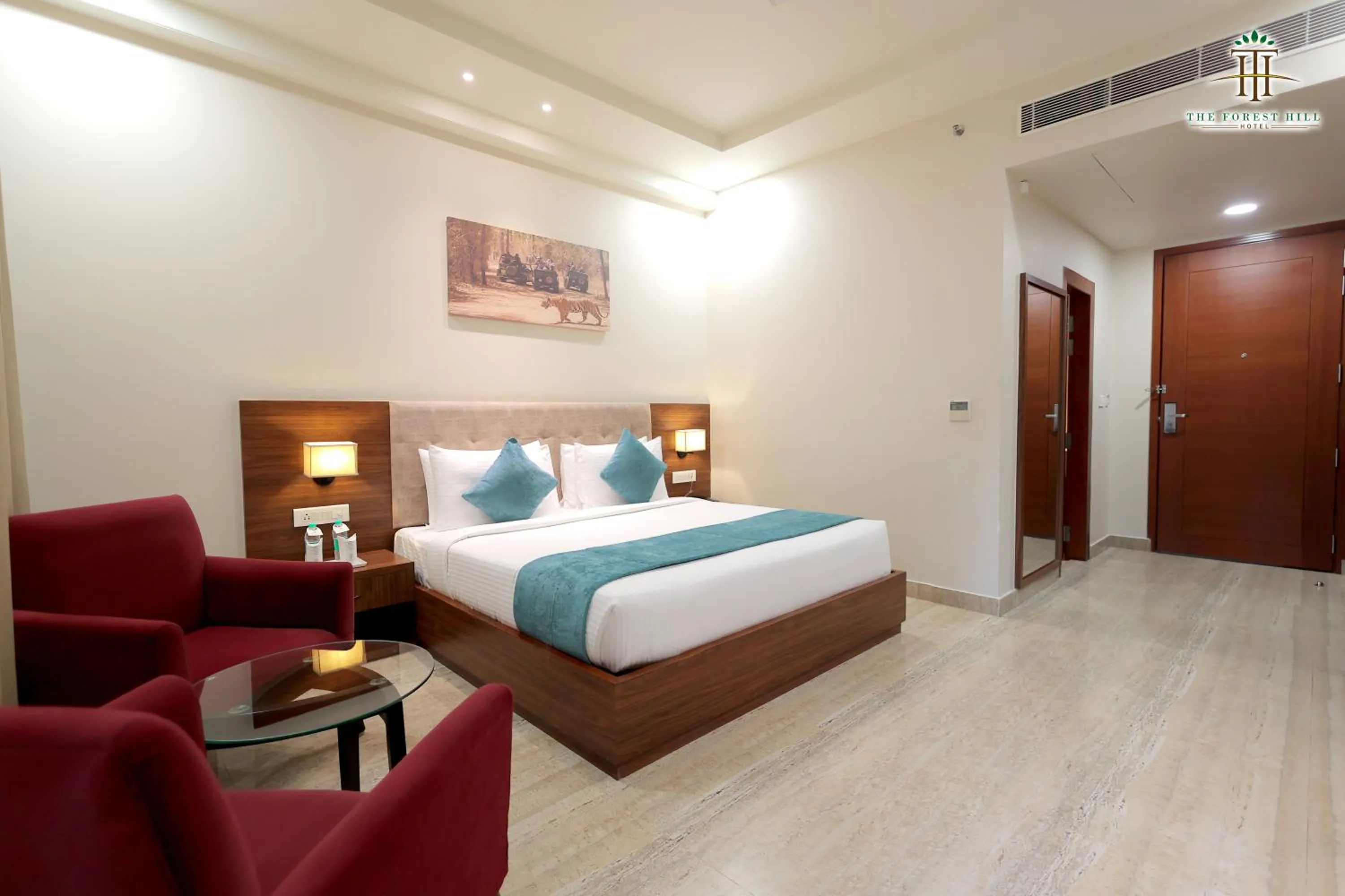 Bed in The Forest Hill Hotel