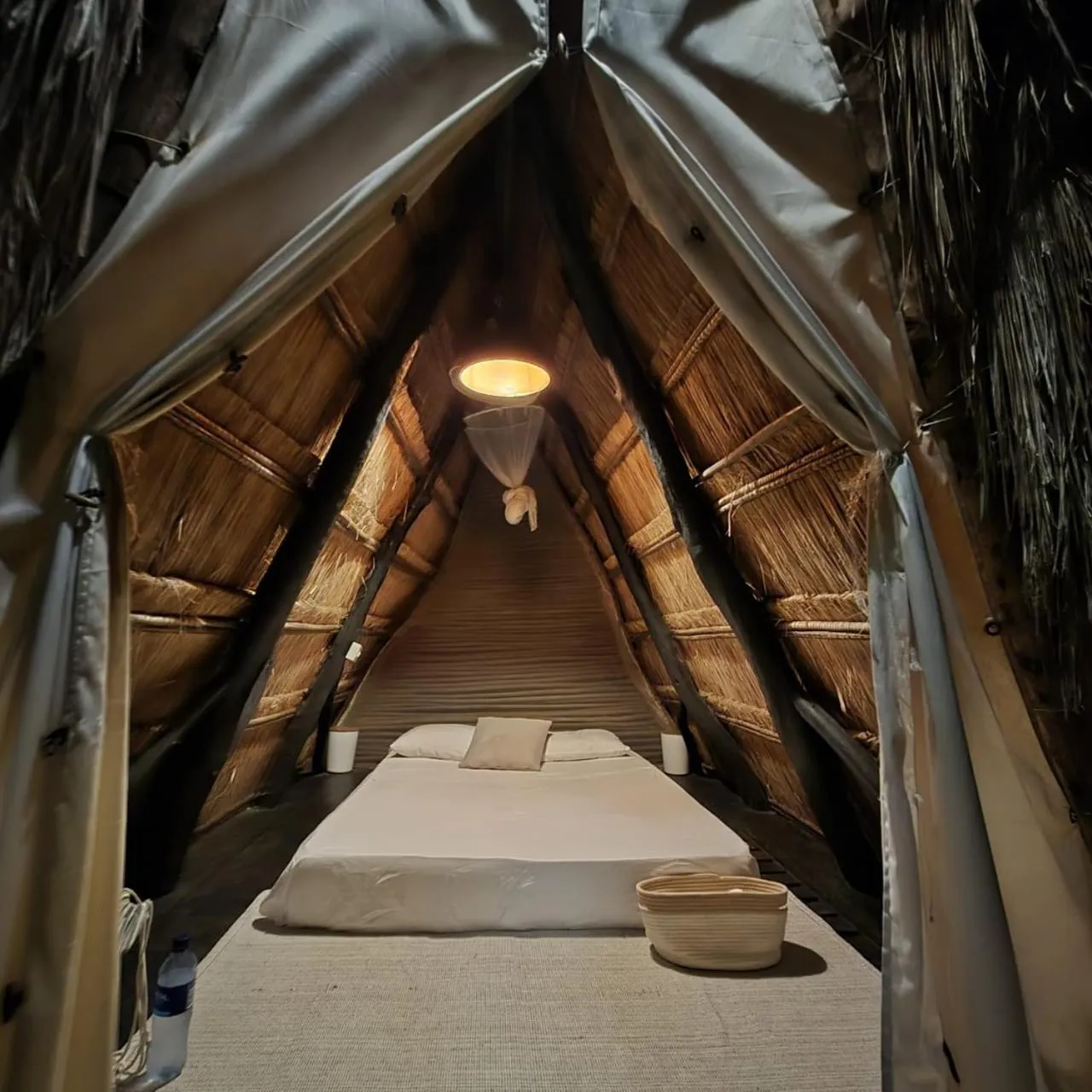 Bed in AMALIFE Beach Club & Hotel