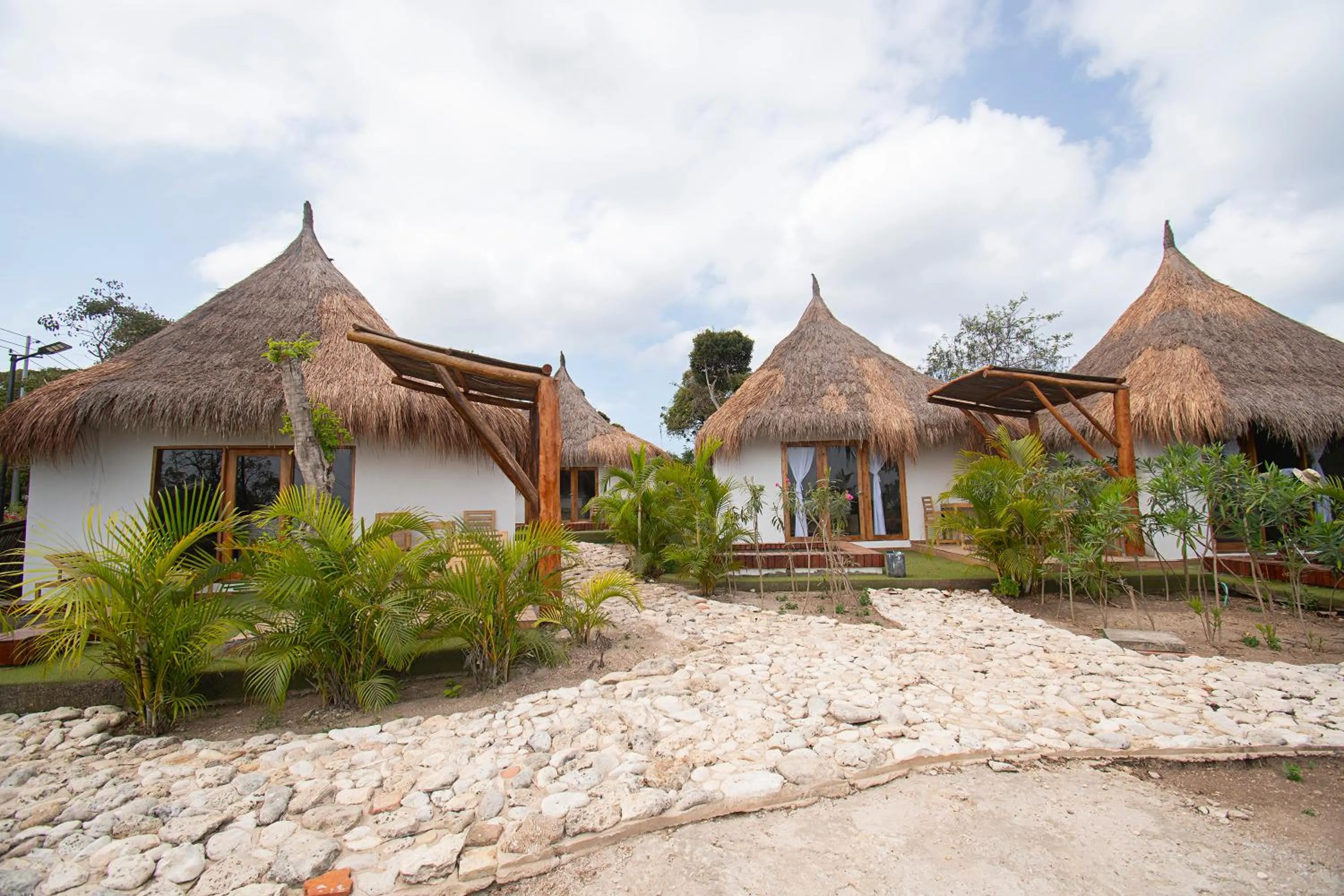 Garden in Santuario Beach Hostel