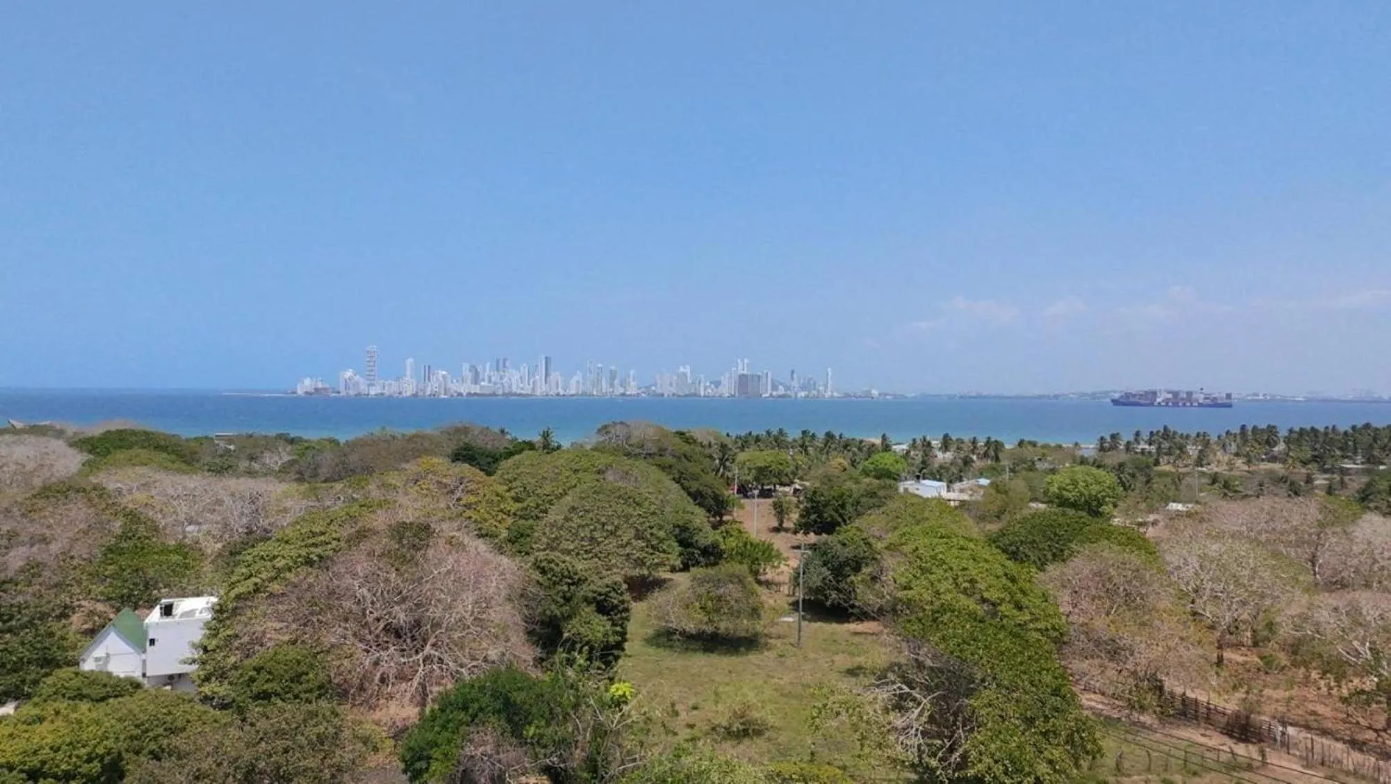 Sea view in Santuario Beach Hostel