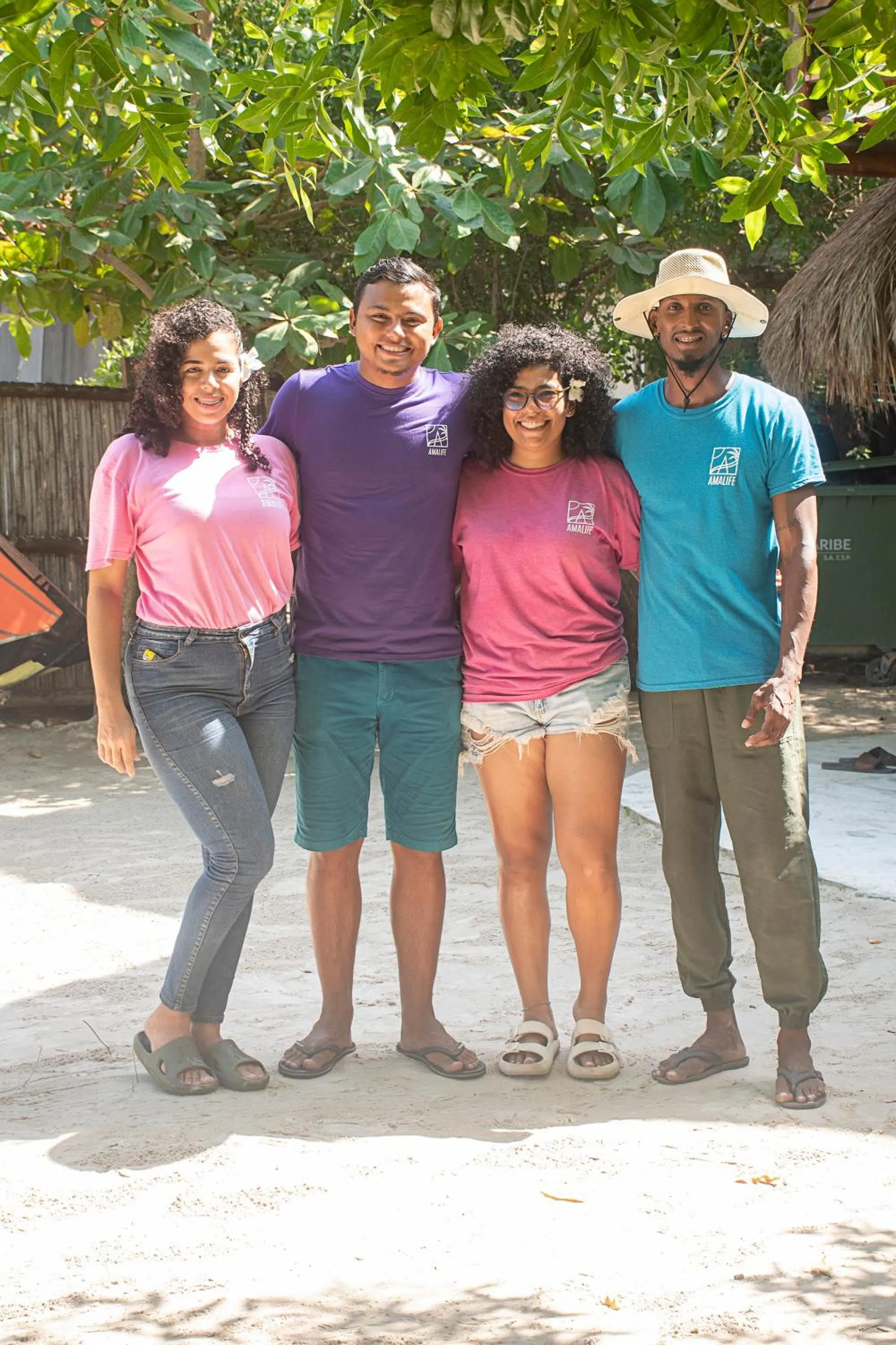 People in Santuario Beach Hostel