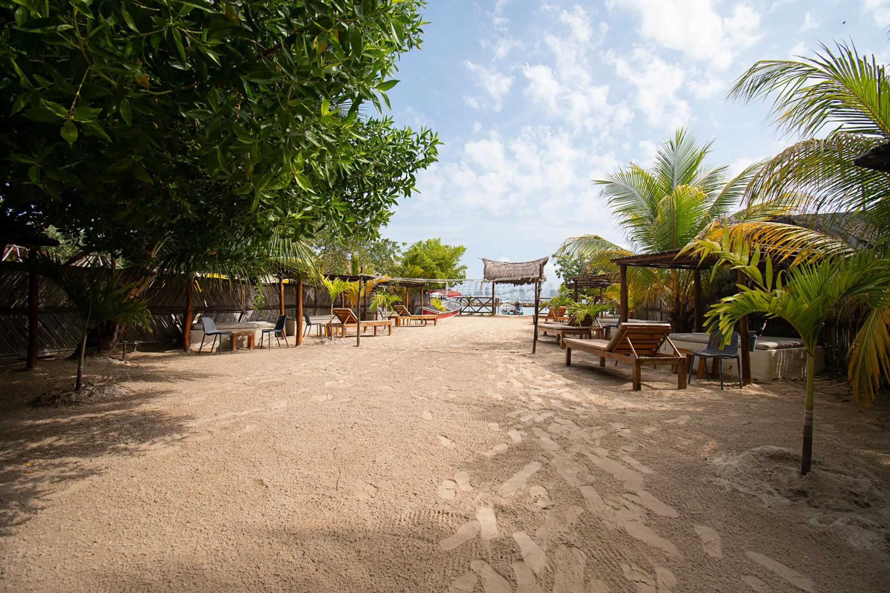Beach in Santuario Beach Hostel