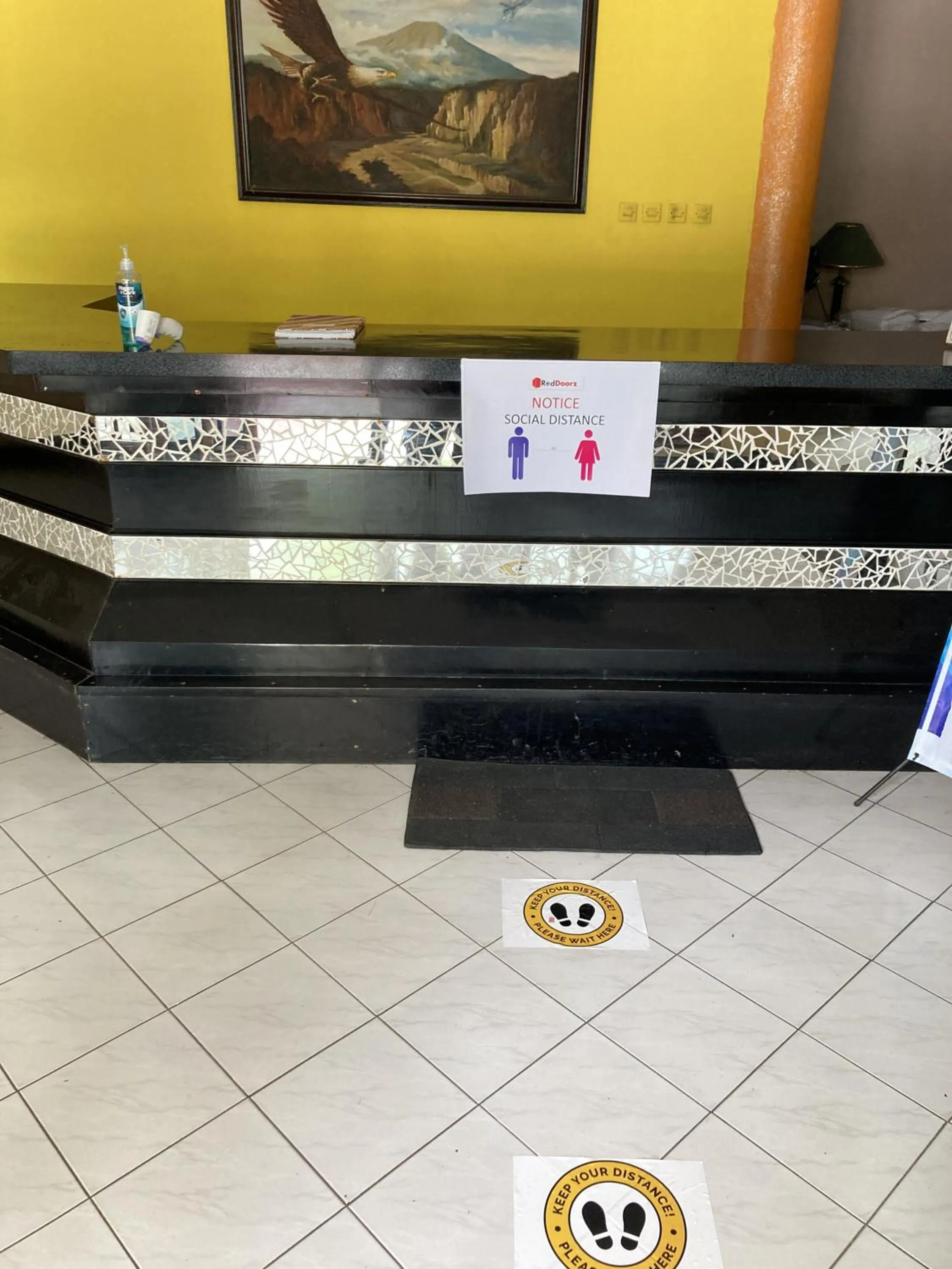 Lobby or reception in Hotel Garuda Syariah near Alun Alun Banjarnegara