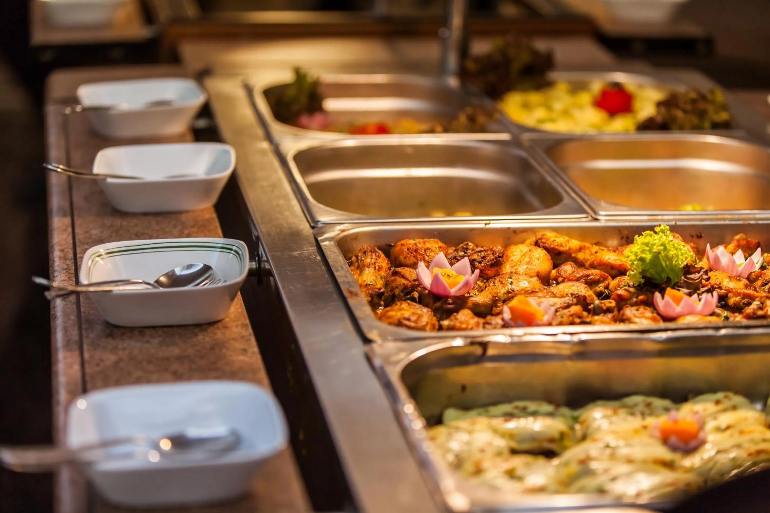 Food close-up in Hotel International