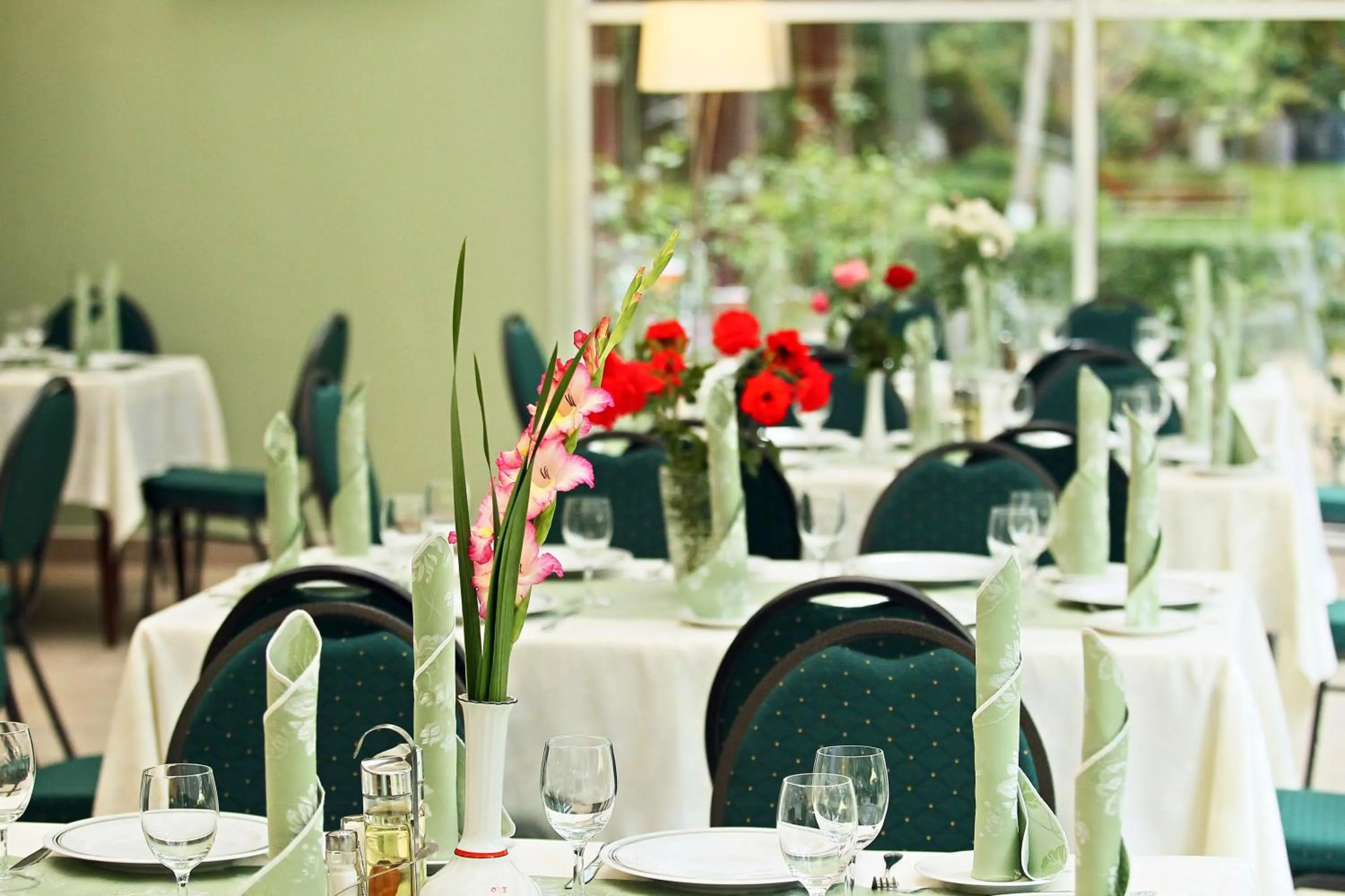 Dining area in Hotel Nufarul