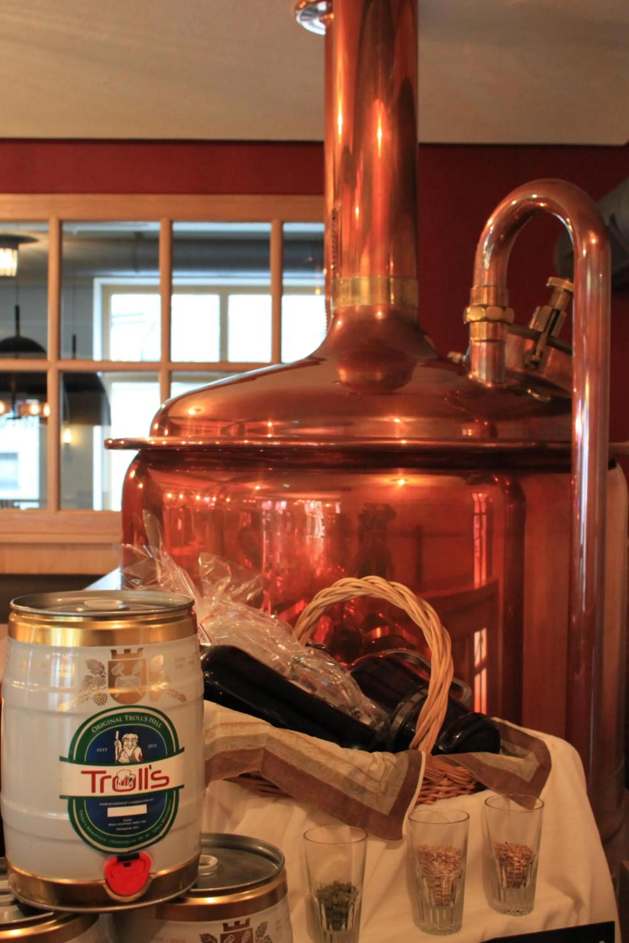 Lounge or bar in Troll's Brauhaushotel