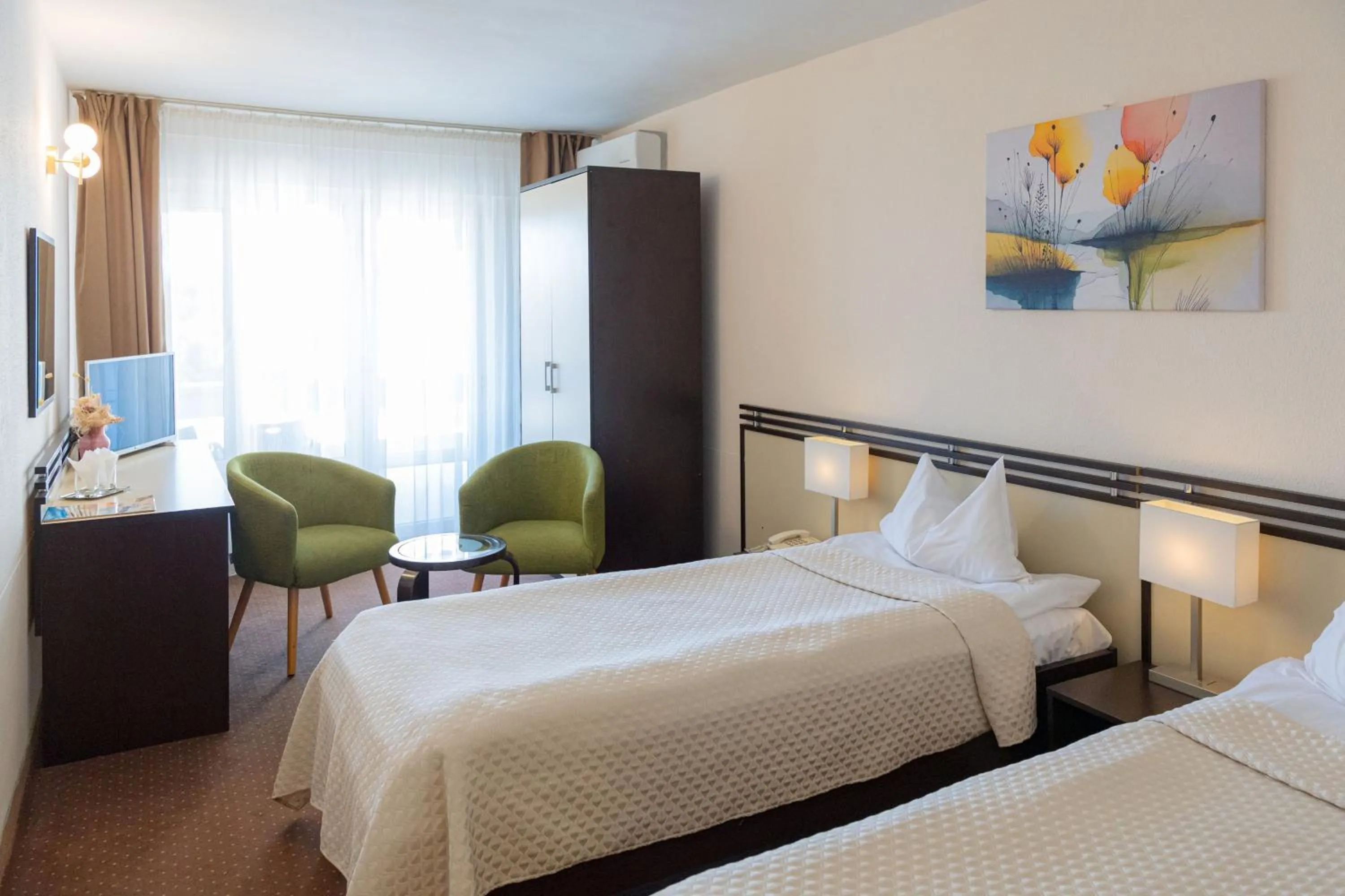 Bed in Hotel Poienița