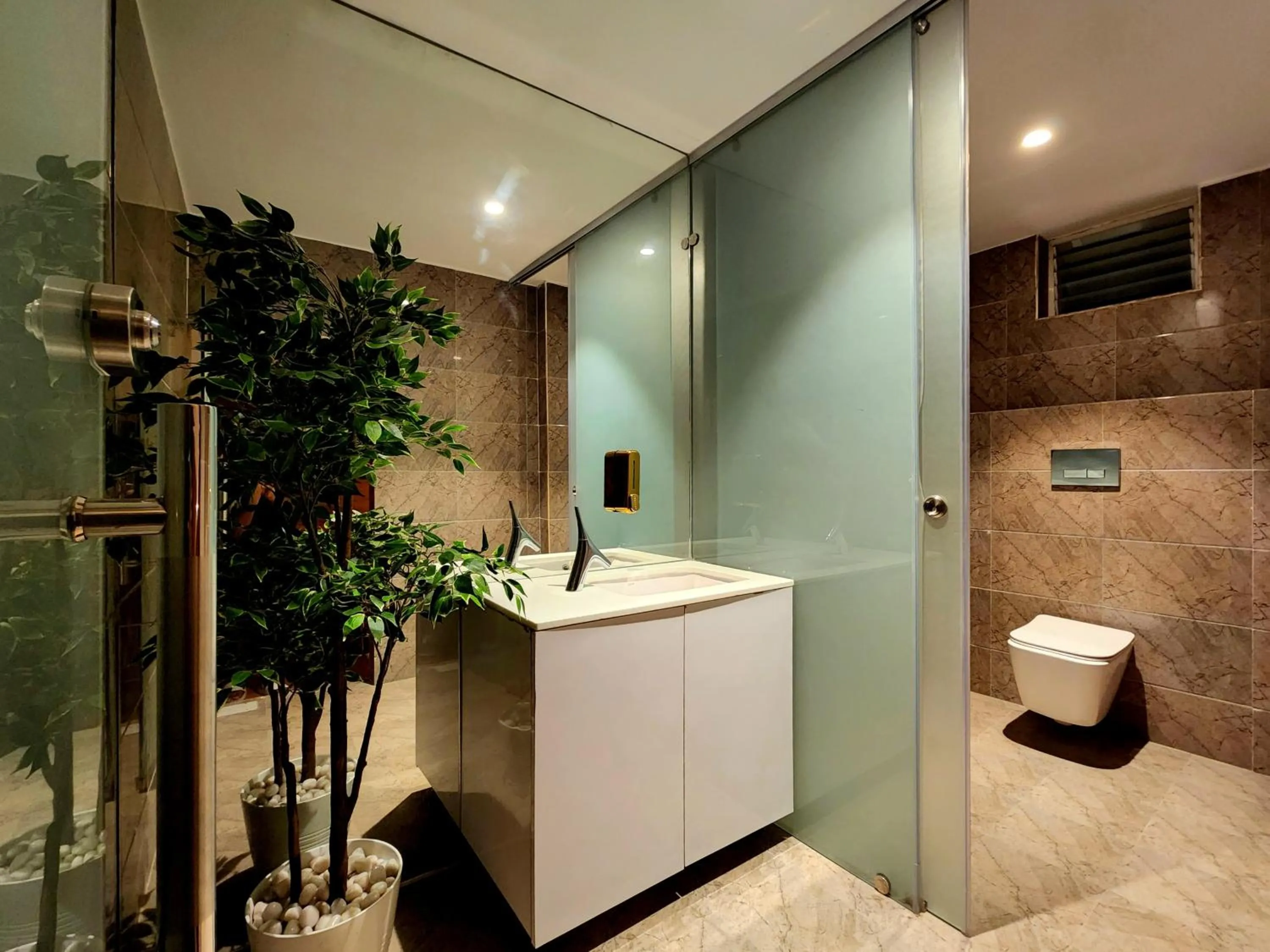 Toilet in Landcorp hotels