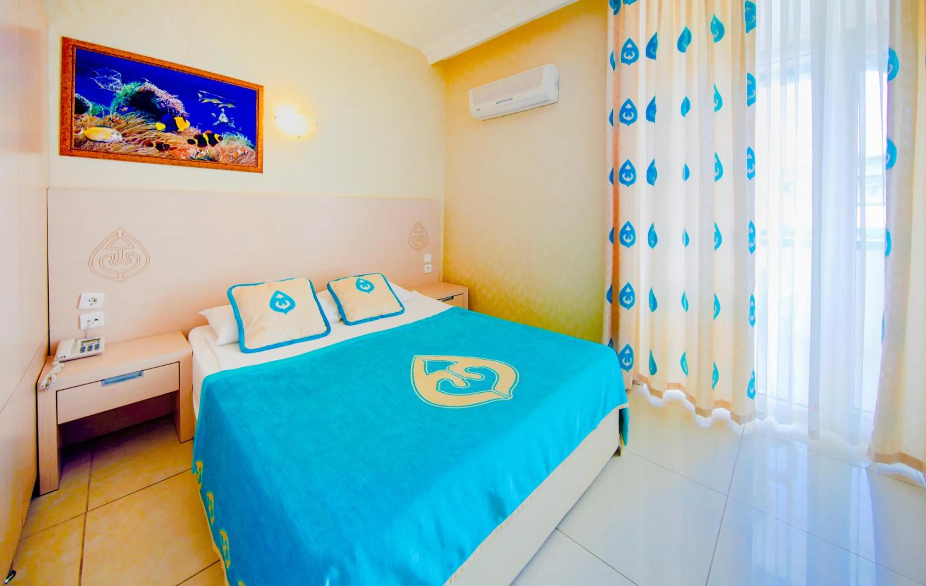 Bed in Daima Biz Hotel - Dolusu Aquapark Access
