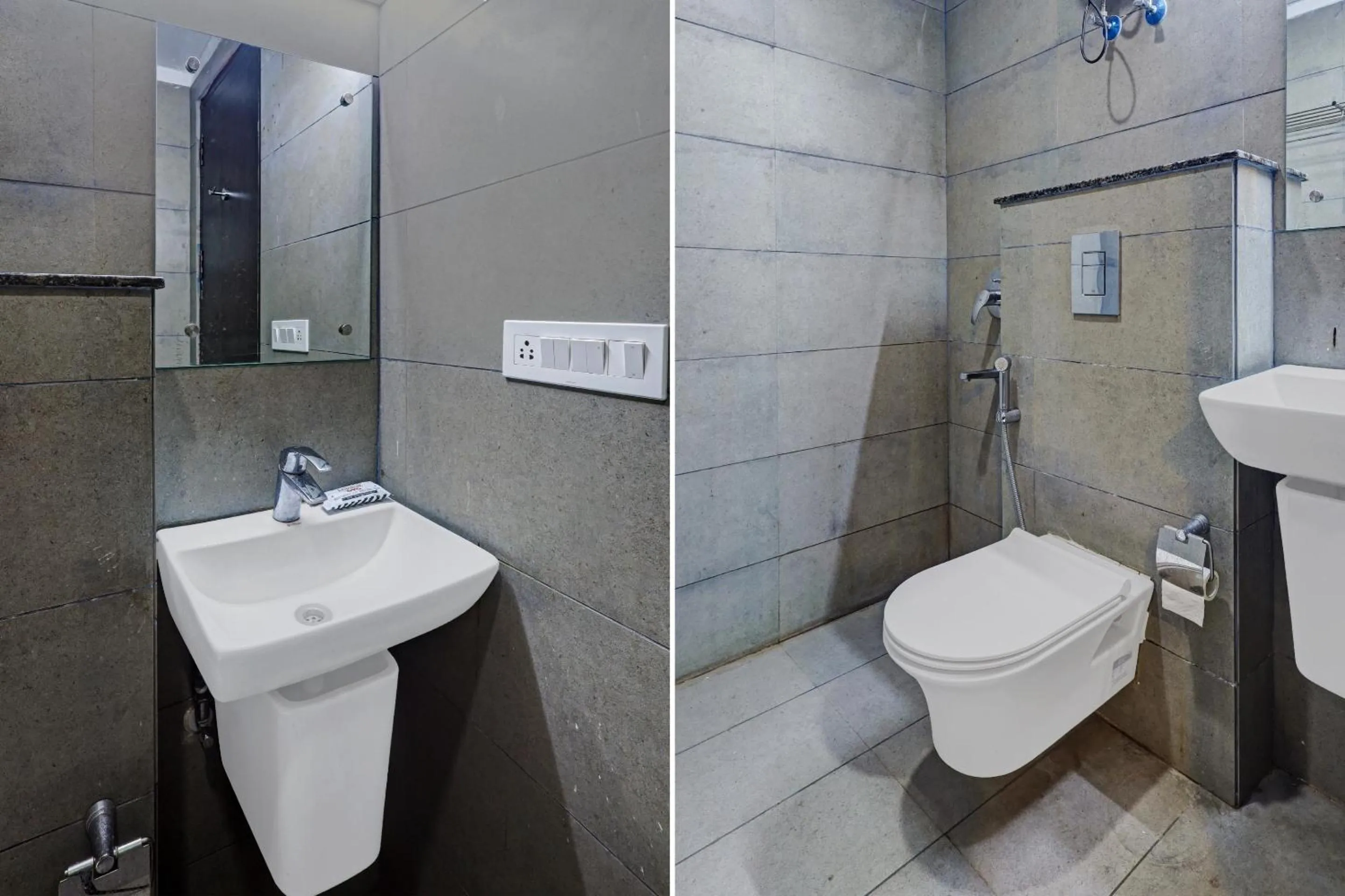 Bathroom in Super Townhouse Tipsyy Near Bestech Central Square Mall