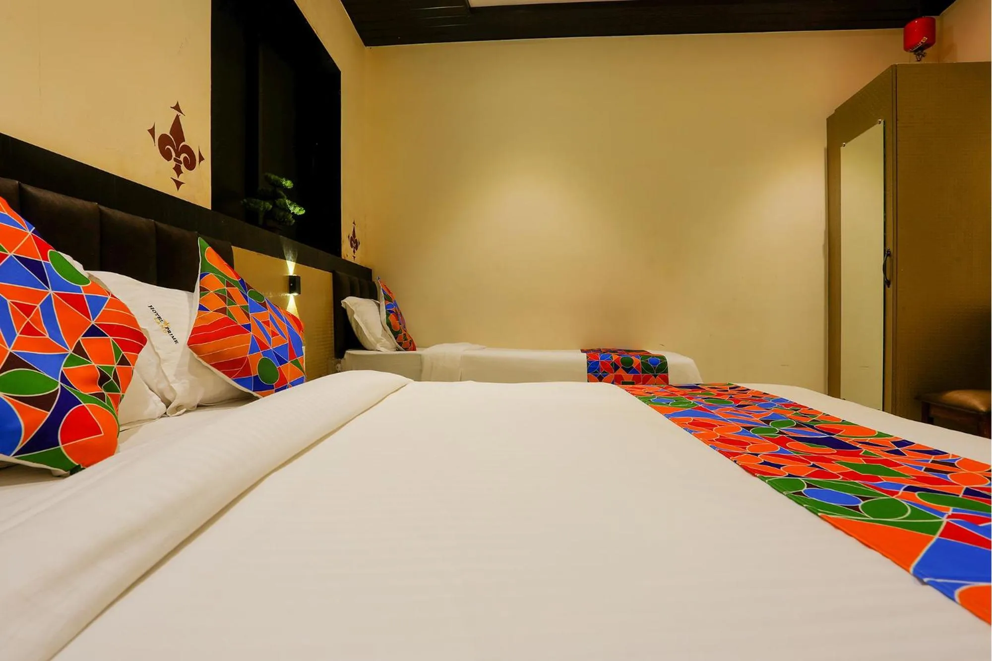 Bedroom, Bed in FabHotel Prime Land - Nr BKC