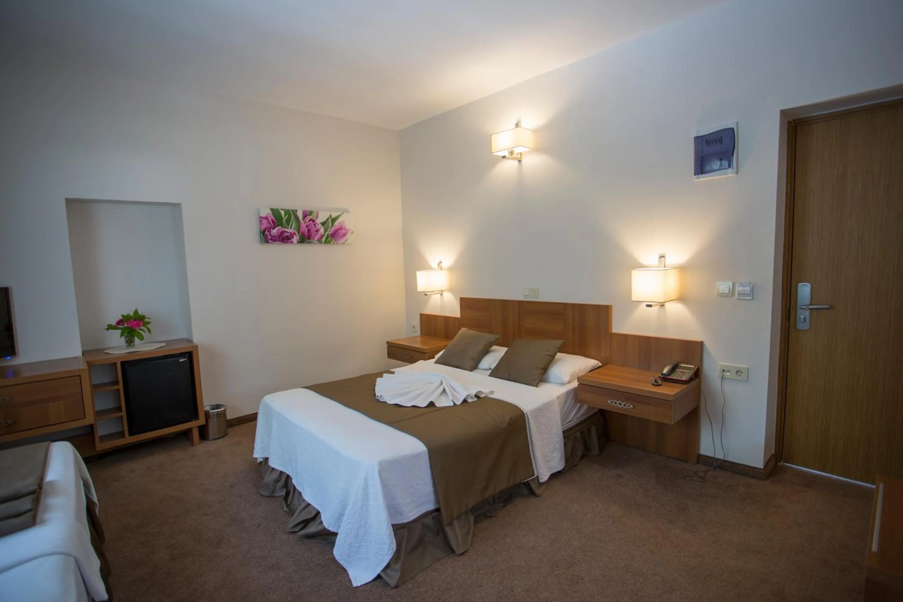 Decorative detail, Bed in Melis Hotel Kusadasi