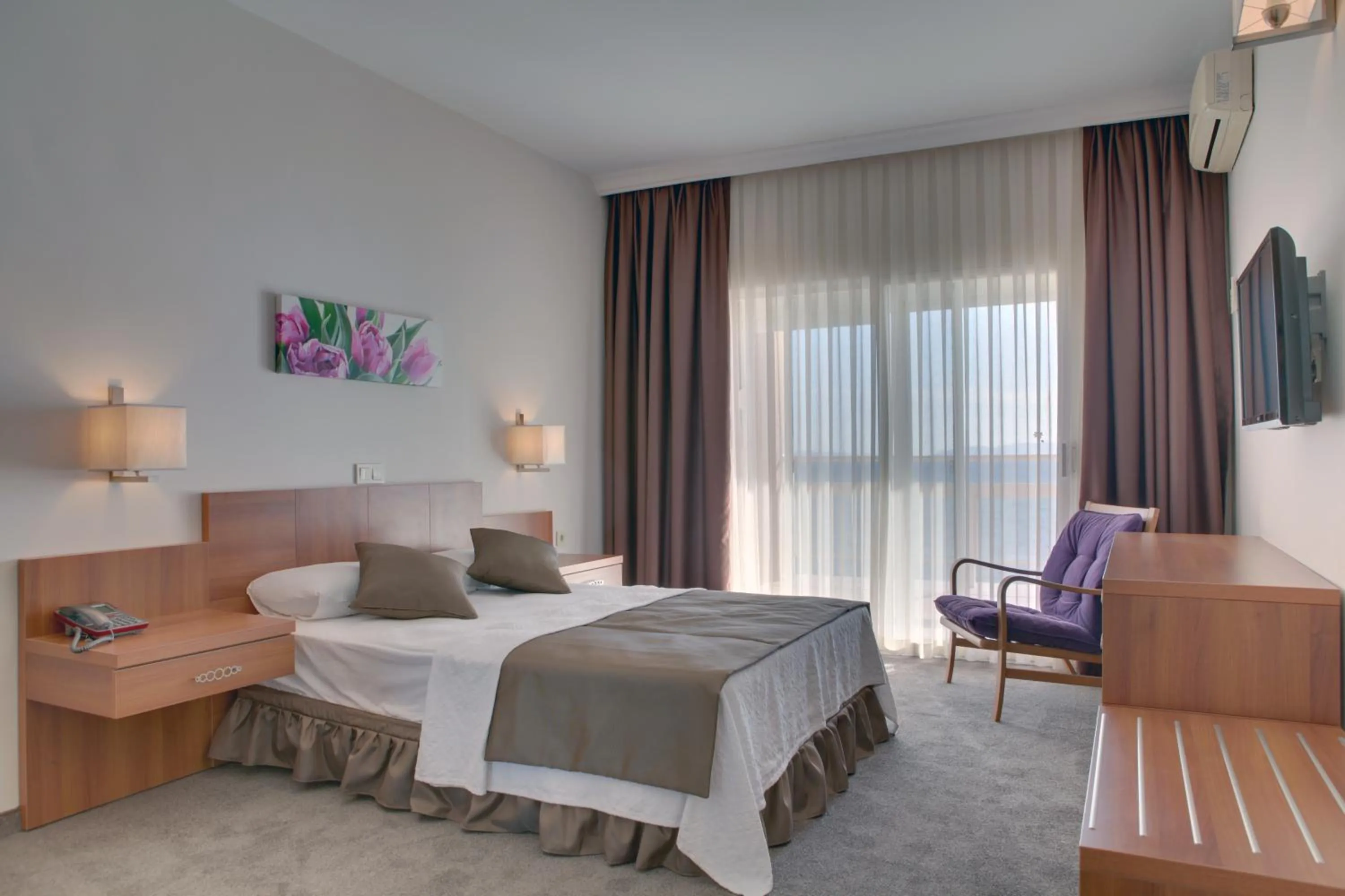 Bedroom, Bed in Melis Hotel Kusadasi