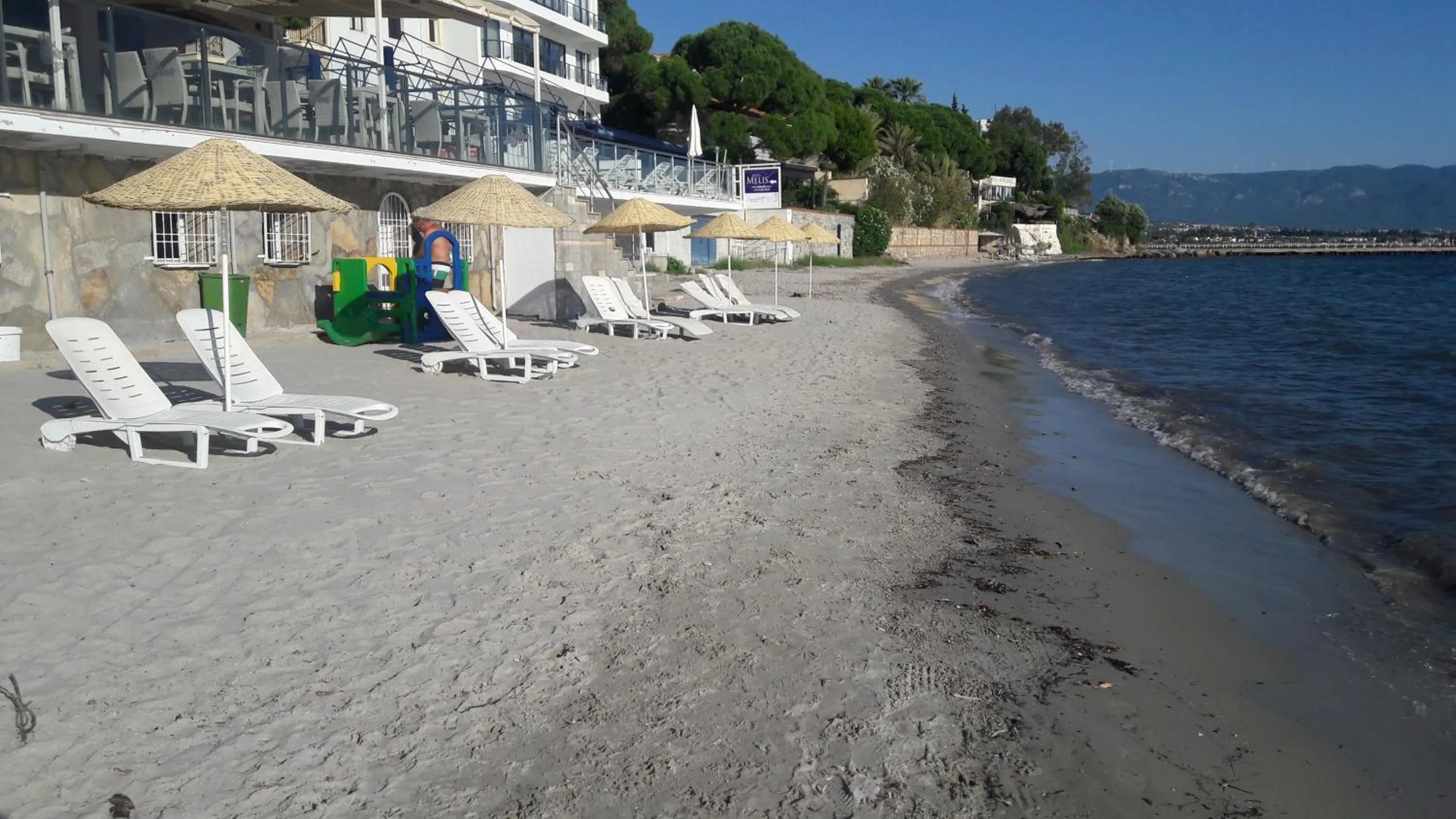 Beach in Melis Hotel Kusadasi