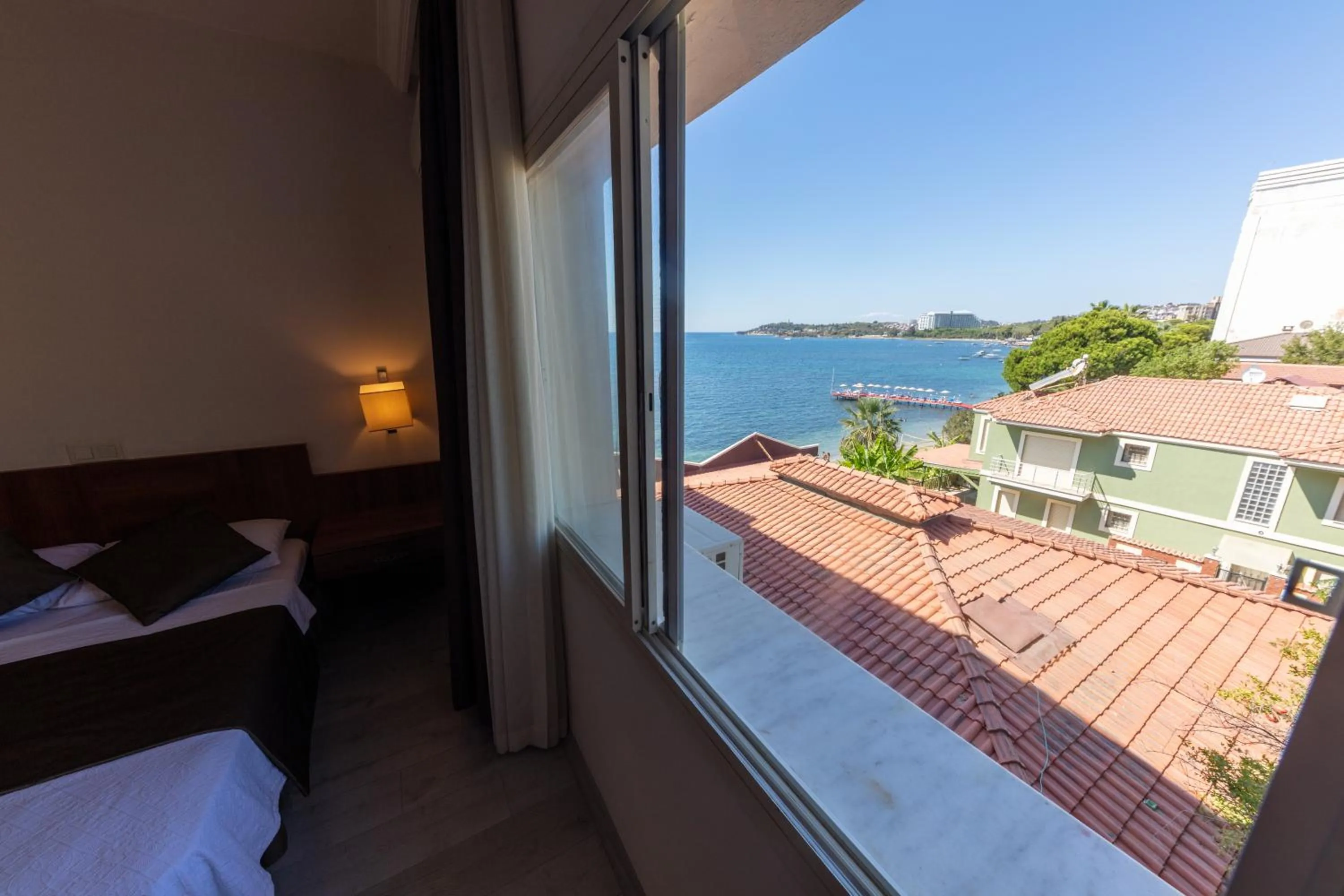 Bed in Melis Hotel Kusadasi