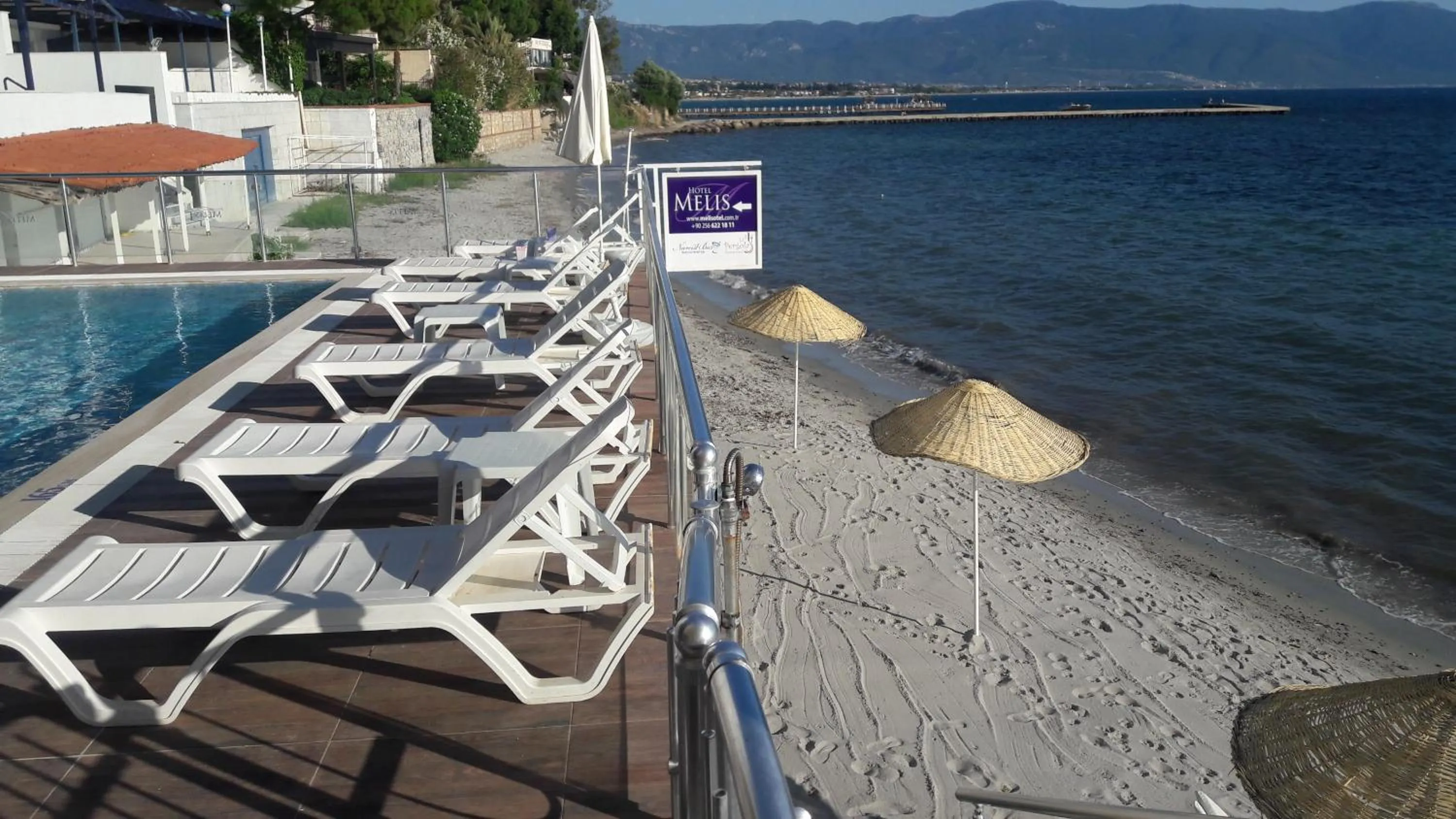 Beach in Melis Hotel Kusadasi