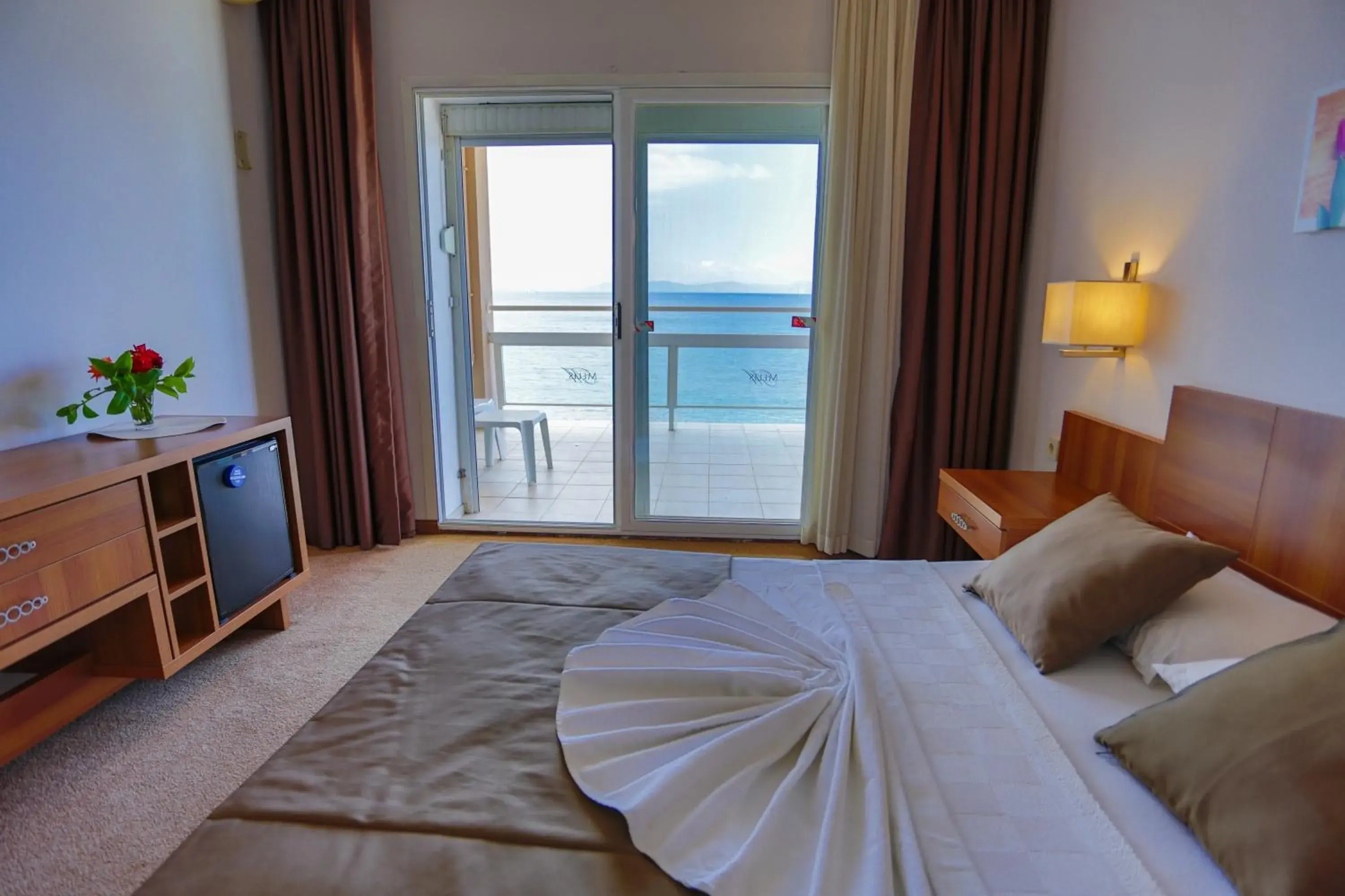 Superior Triple Room with Sea View in Melis Hotel Kusadasi Superior Triple Room with Sea View in Melis Hotel Kusadasi