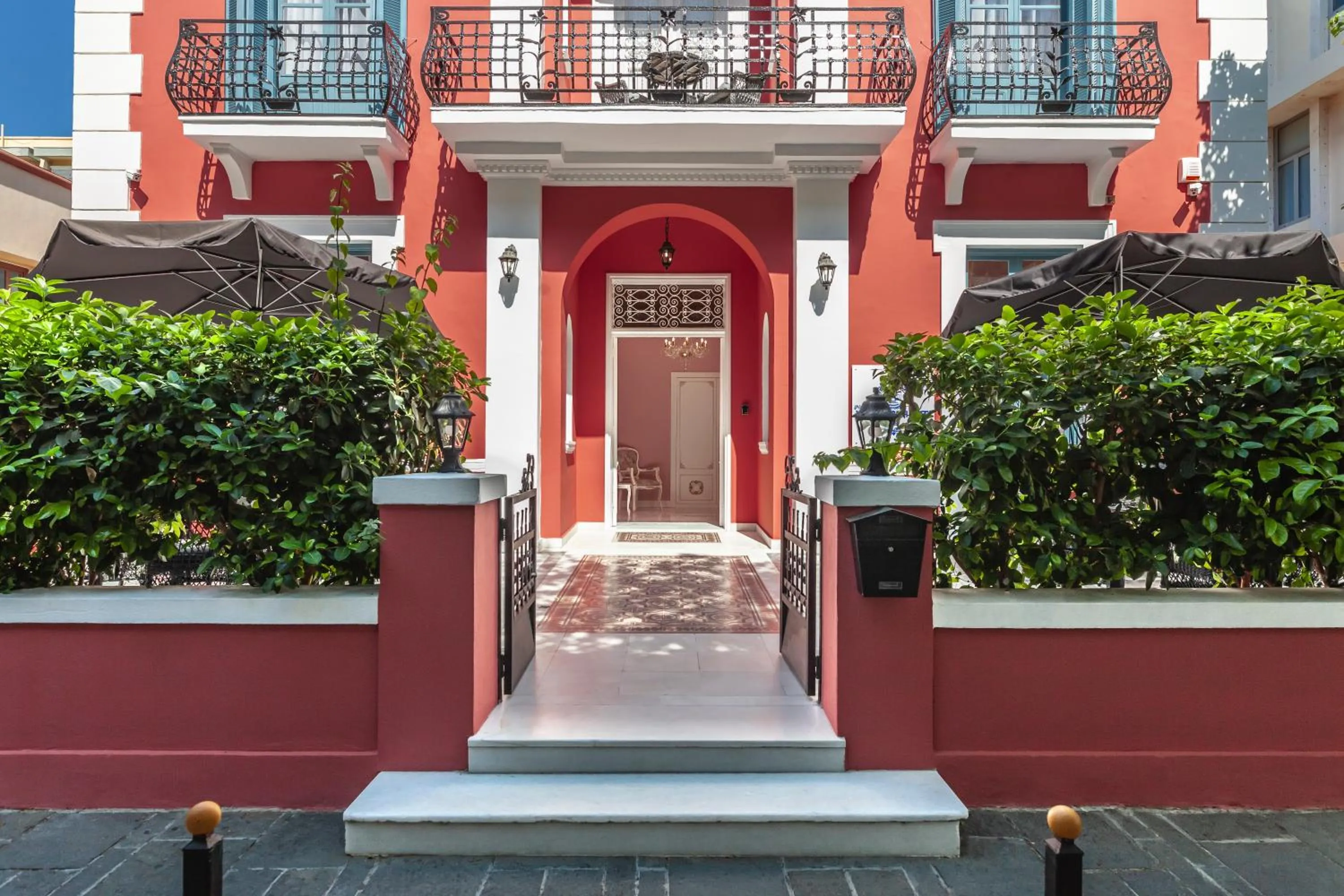 Facade/entrance in Via Villa Iliotti Rhodos