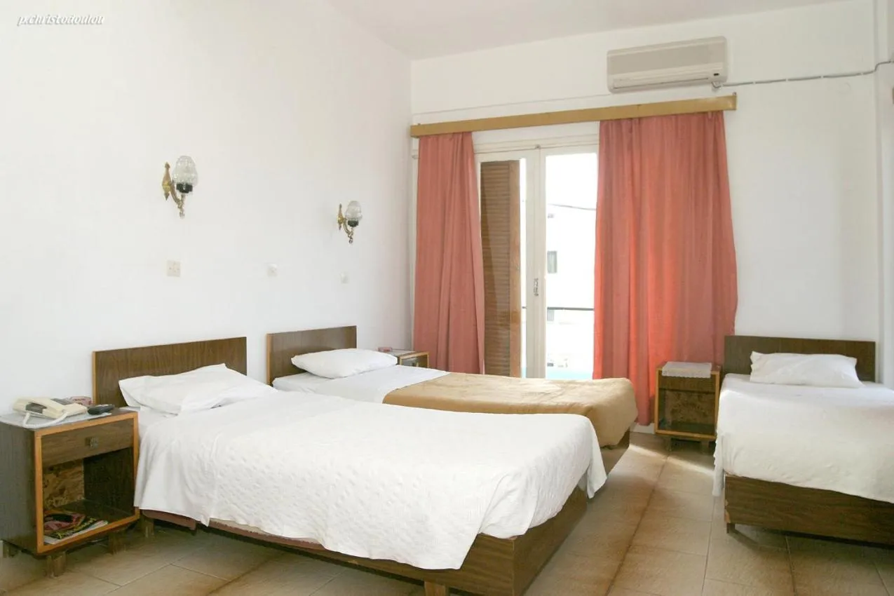 Bed in Hotel Karpathos