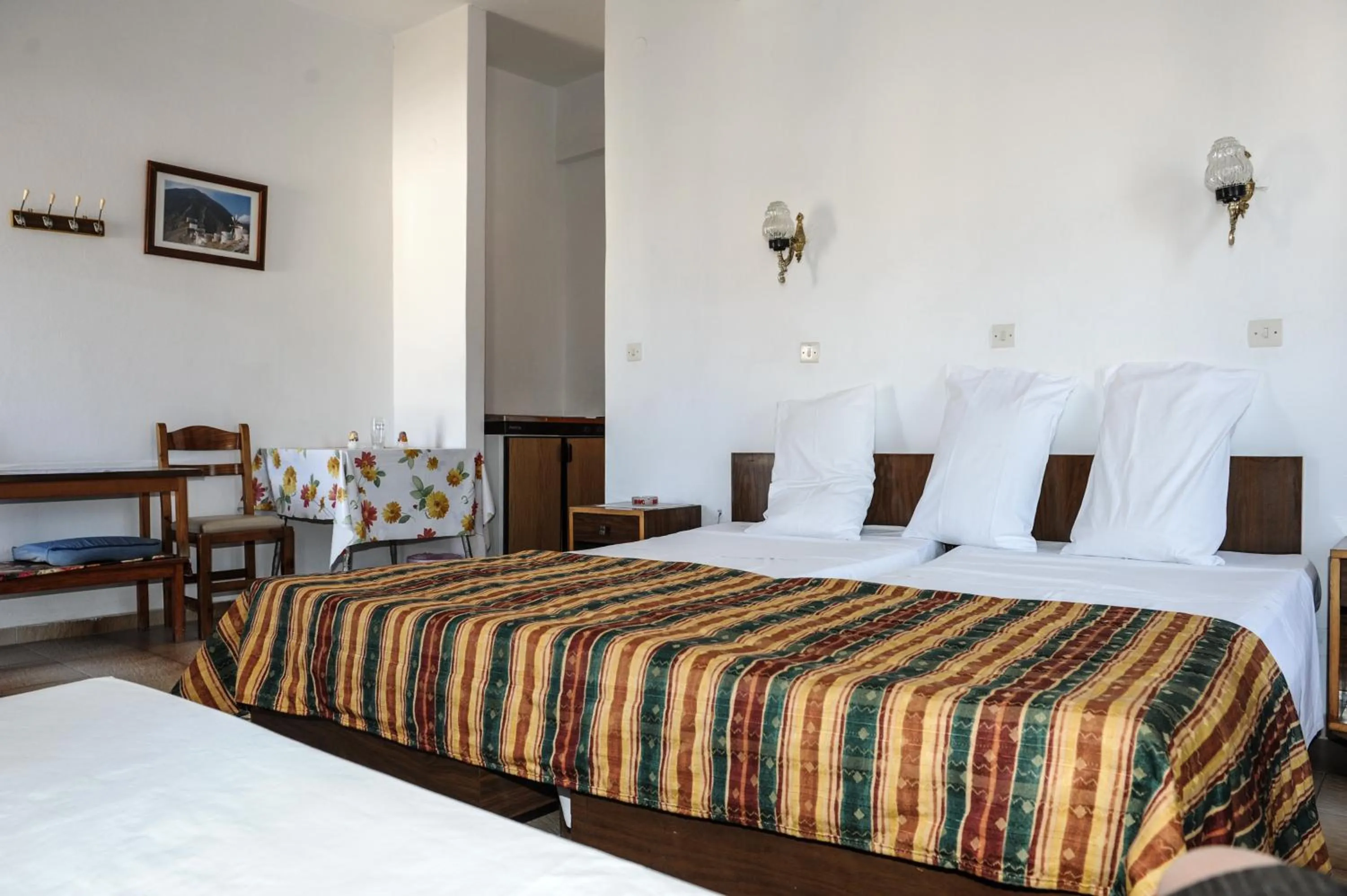 Bed in Hotel Karpathos