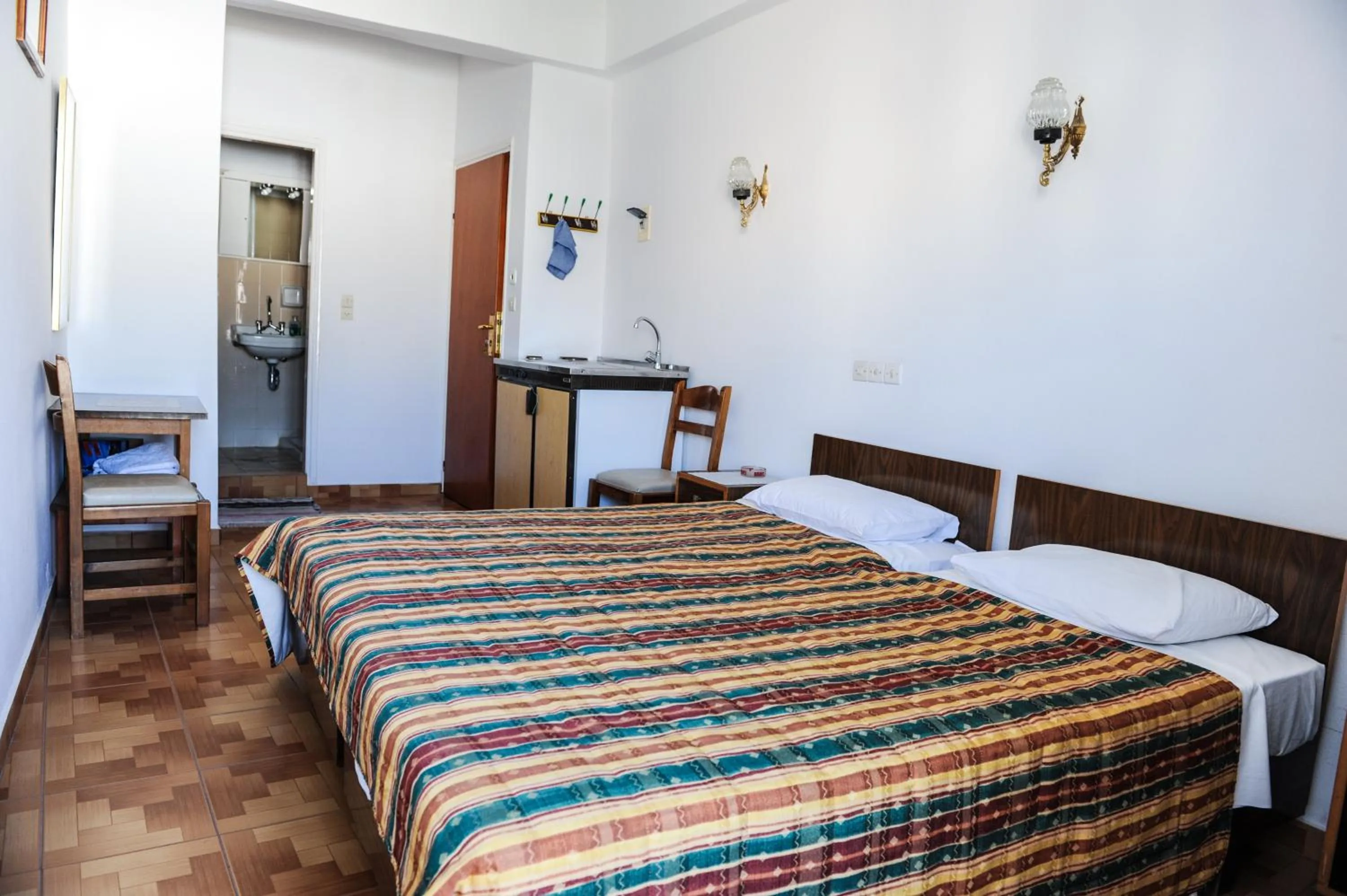 Bed in Hotel Karpathos