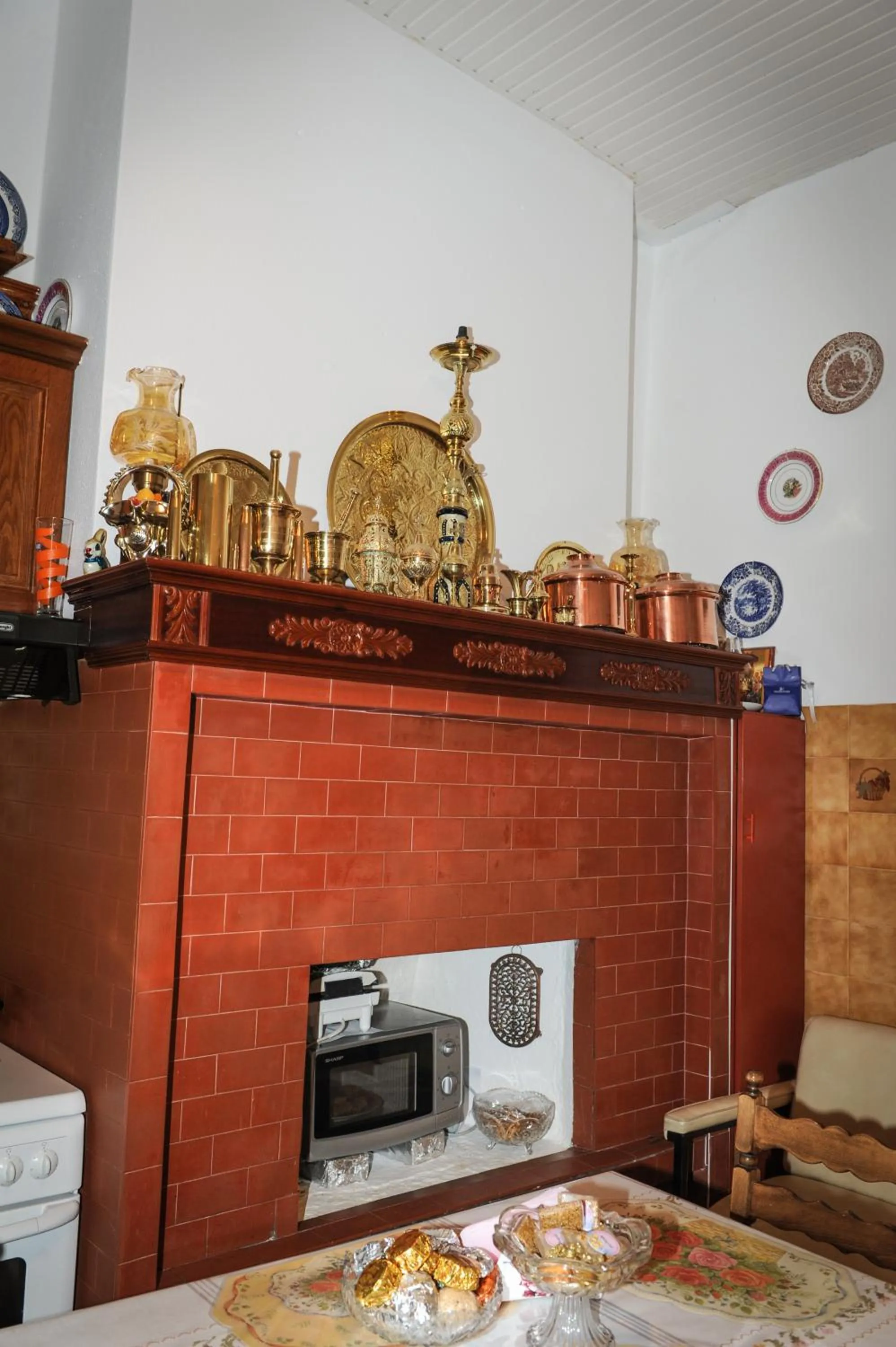 Kitchen or kitchenette in Hotel Karpathos