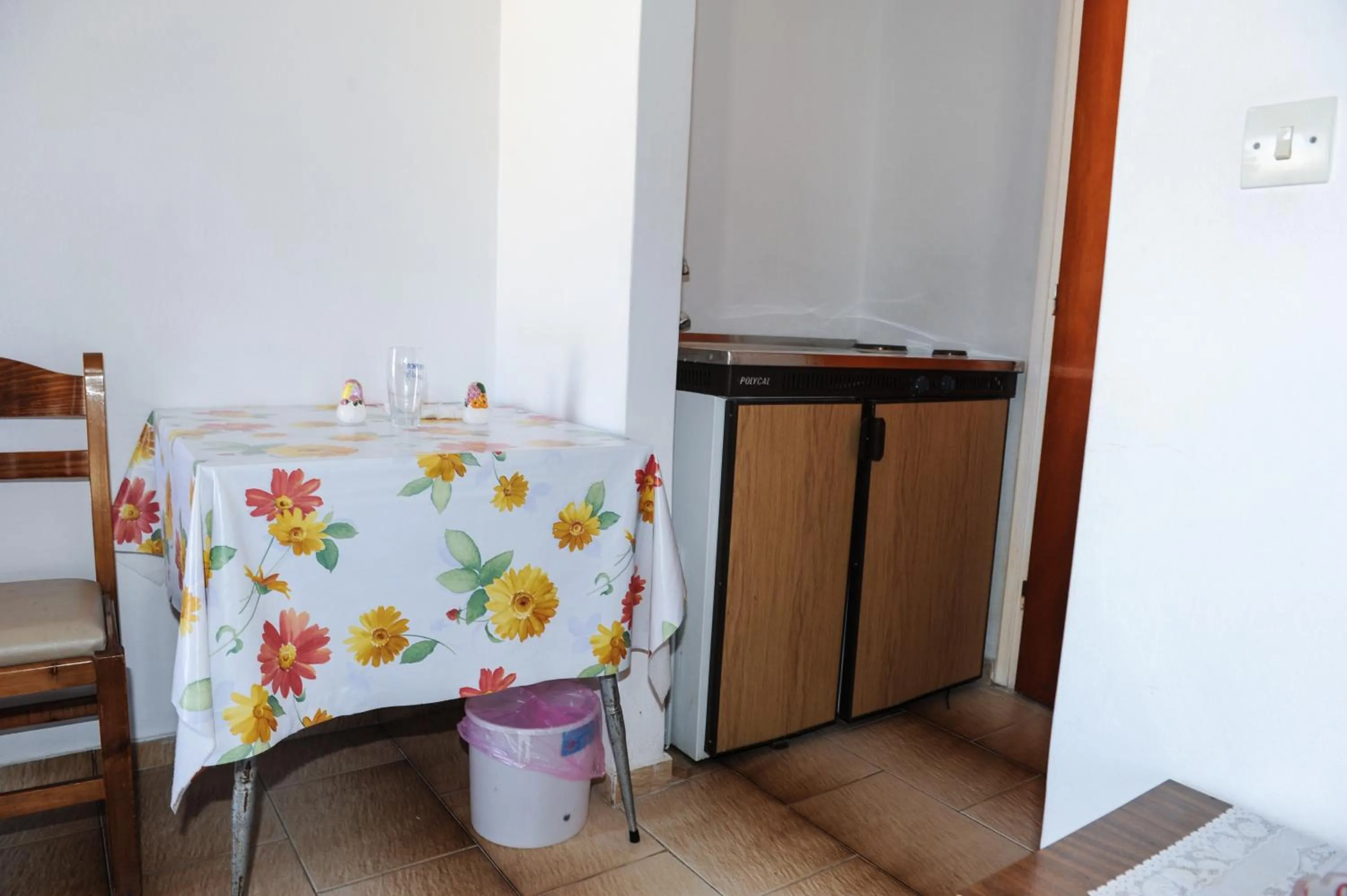 Kitchen or kitchenette in Hotel Karpathos