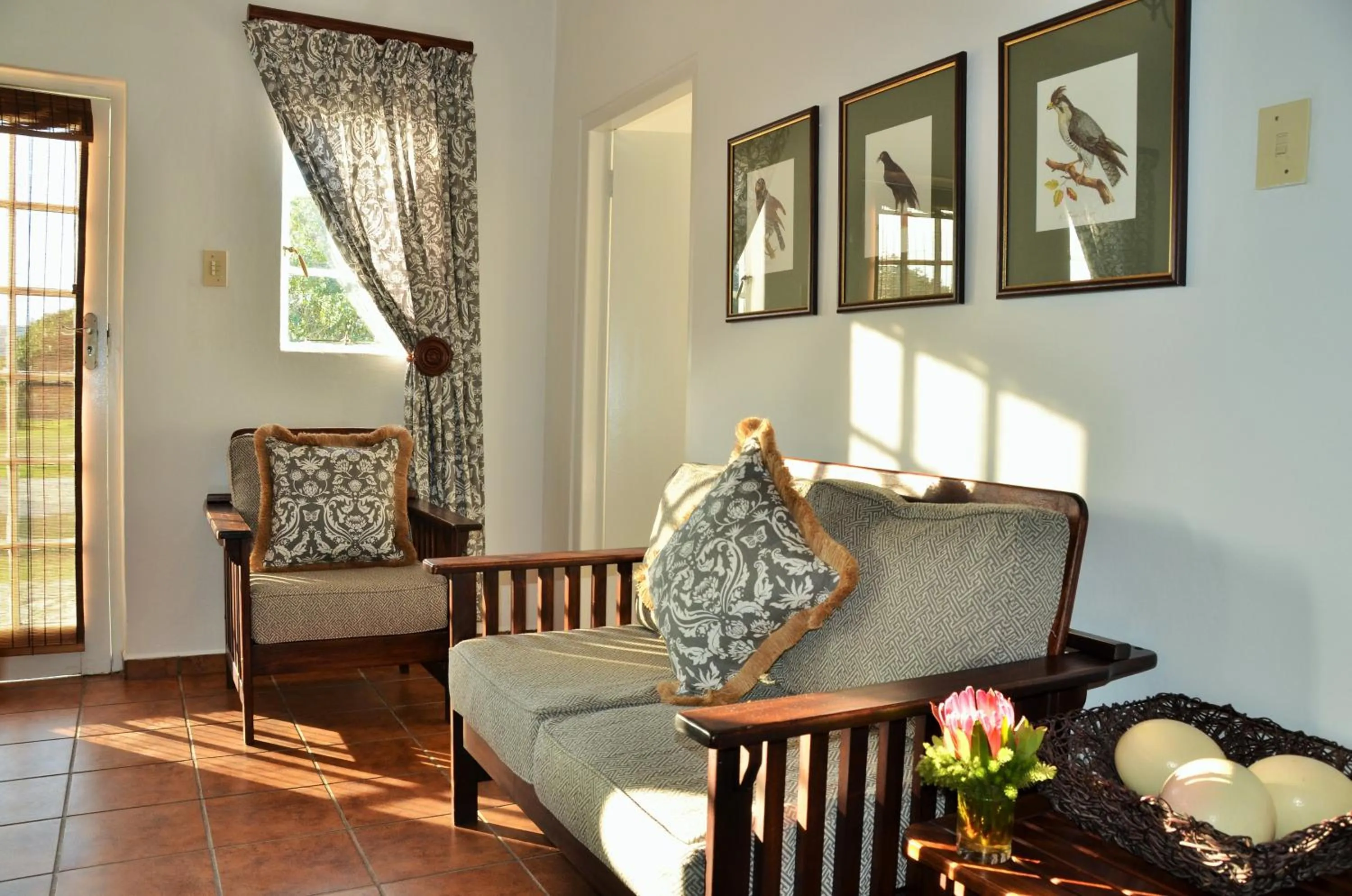 Seating area in De Hoop Collection - Equipped Cottages