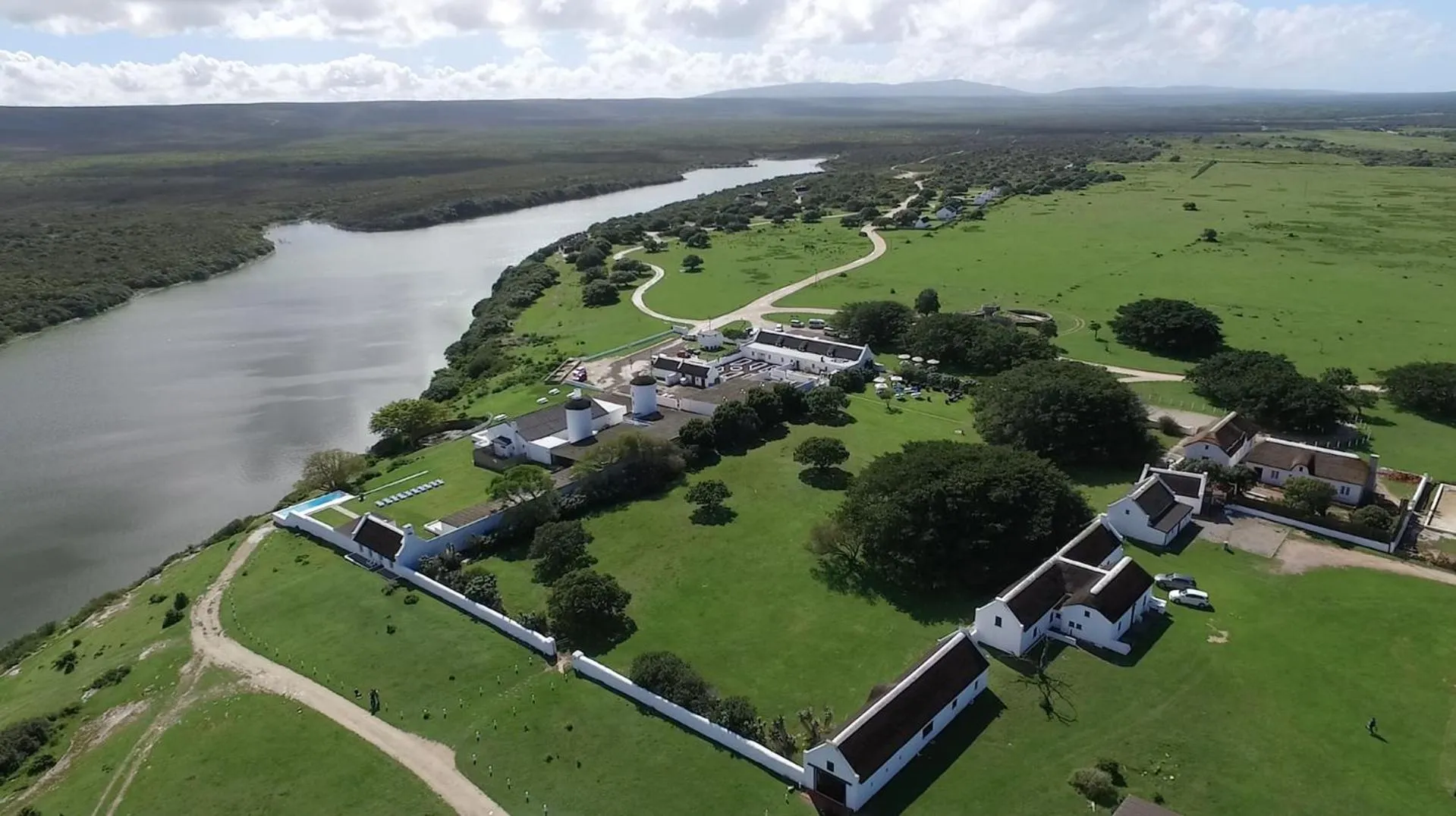 Bird's eye view in De Hoop Collection - Equipped Cottages