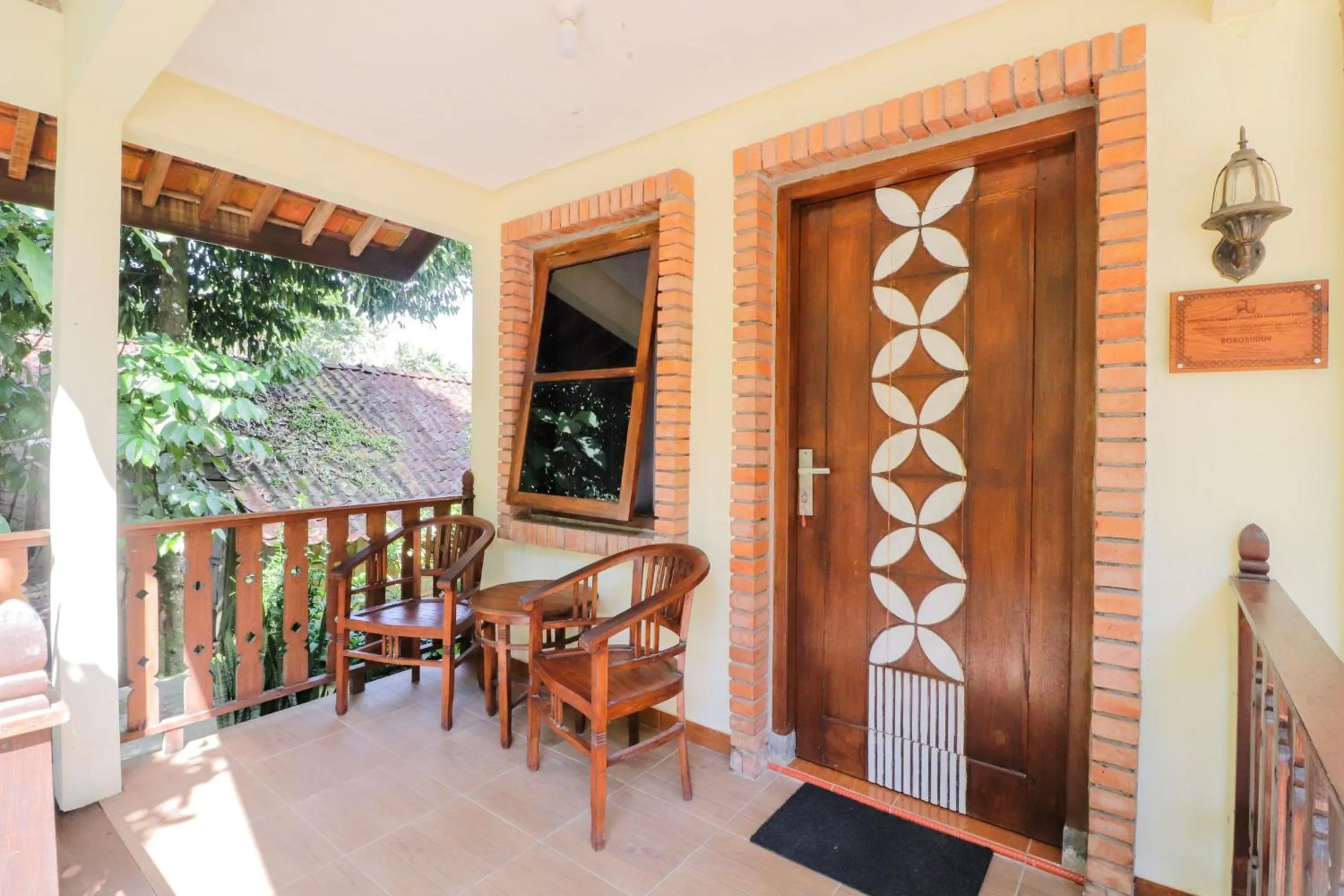 Balcony/Terrace in Penginapan Widodo Syariah Borobudur