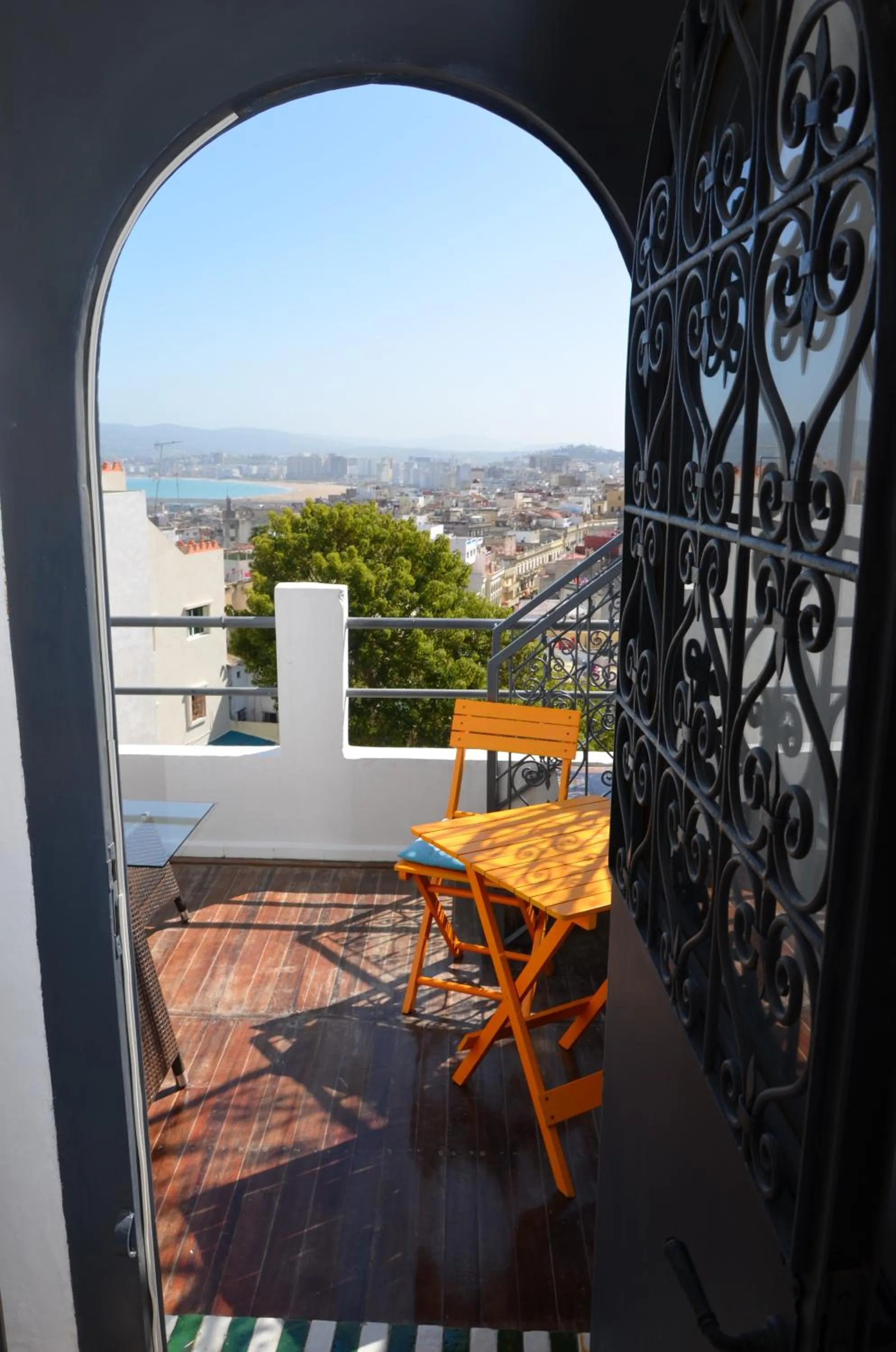 Balcony/Terrace in Tanger Chez Habitant