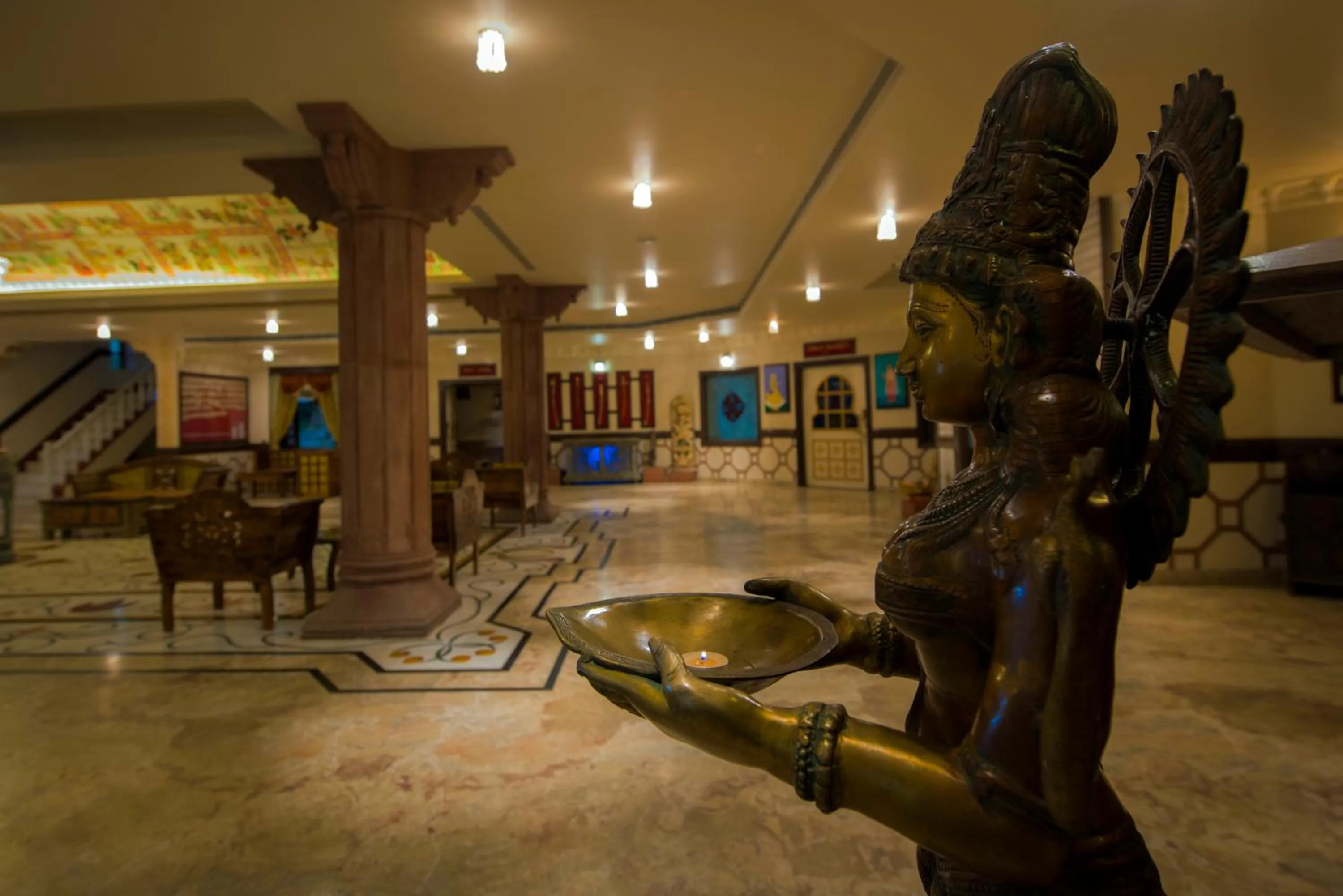 Seating area in Marugarh Resort and Spa