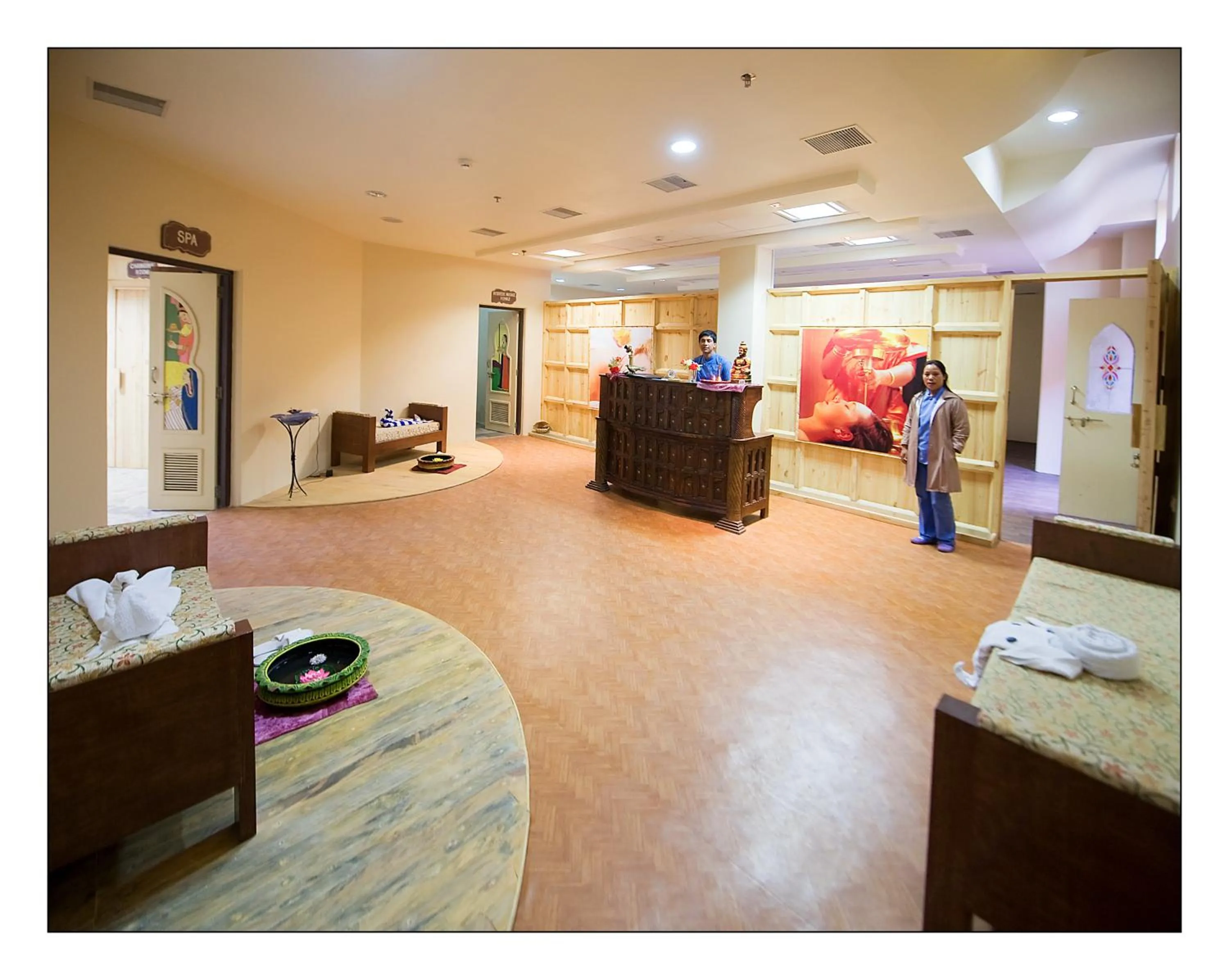 Lobby or reception, Bed in Marugarh Resort and Spa