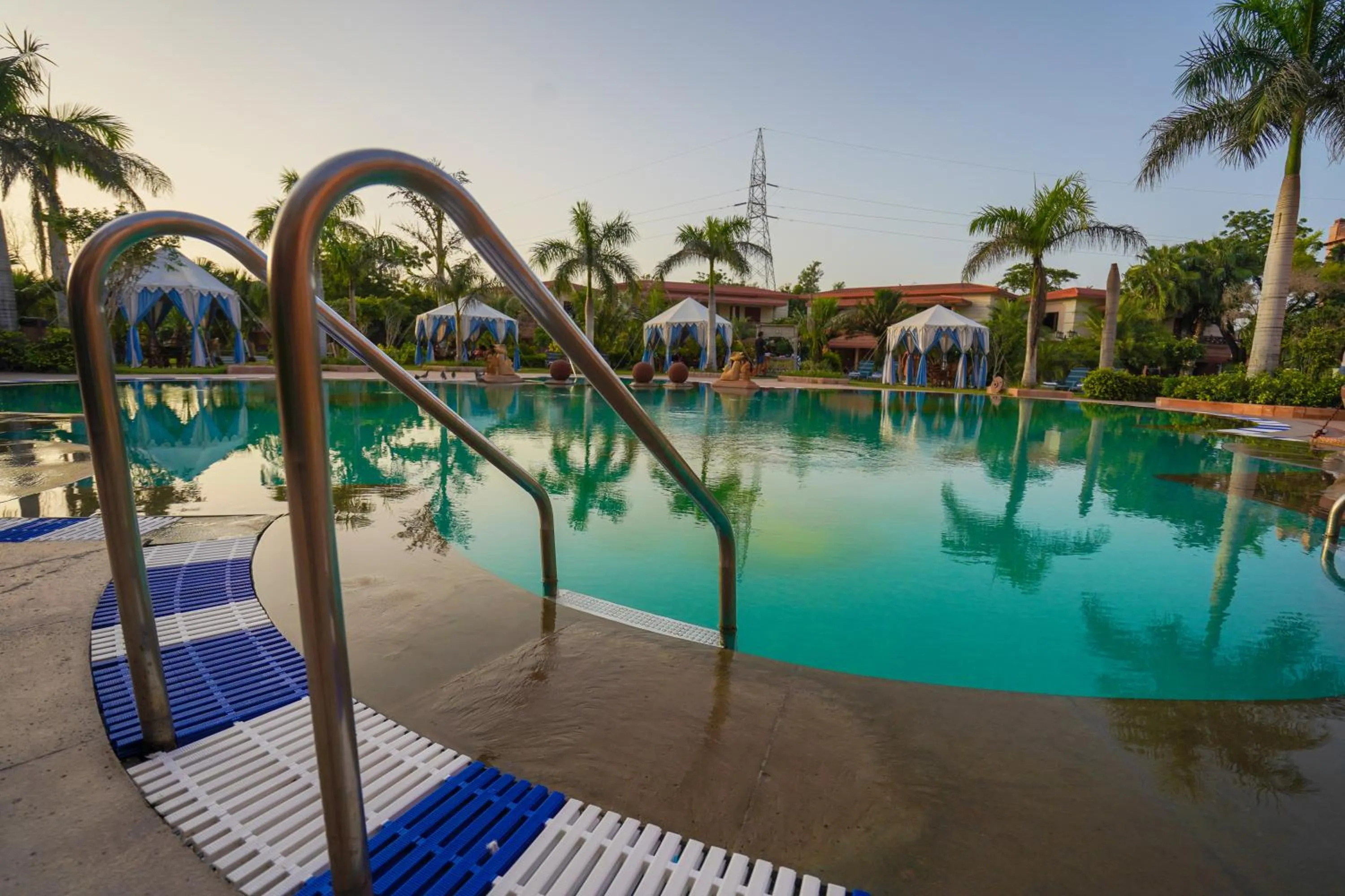 Swimming pool in Marugarh Resort and Spa