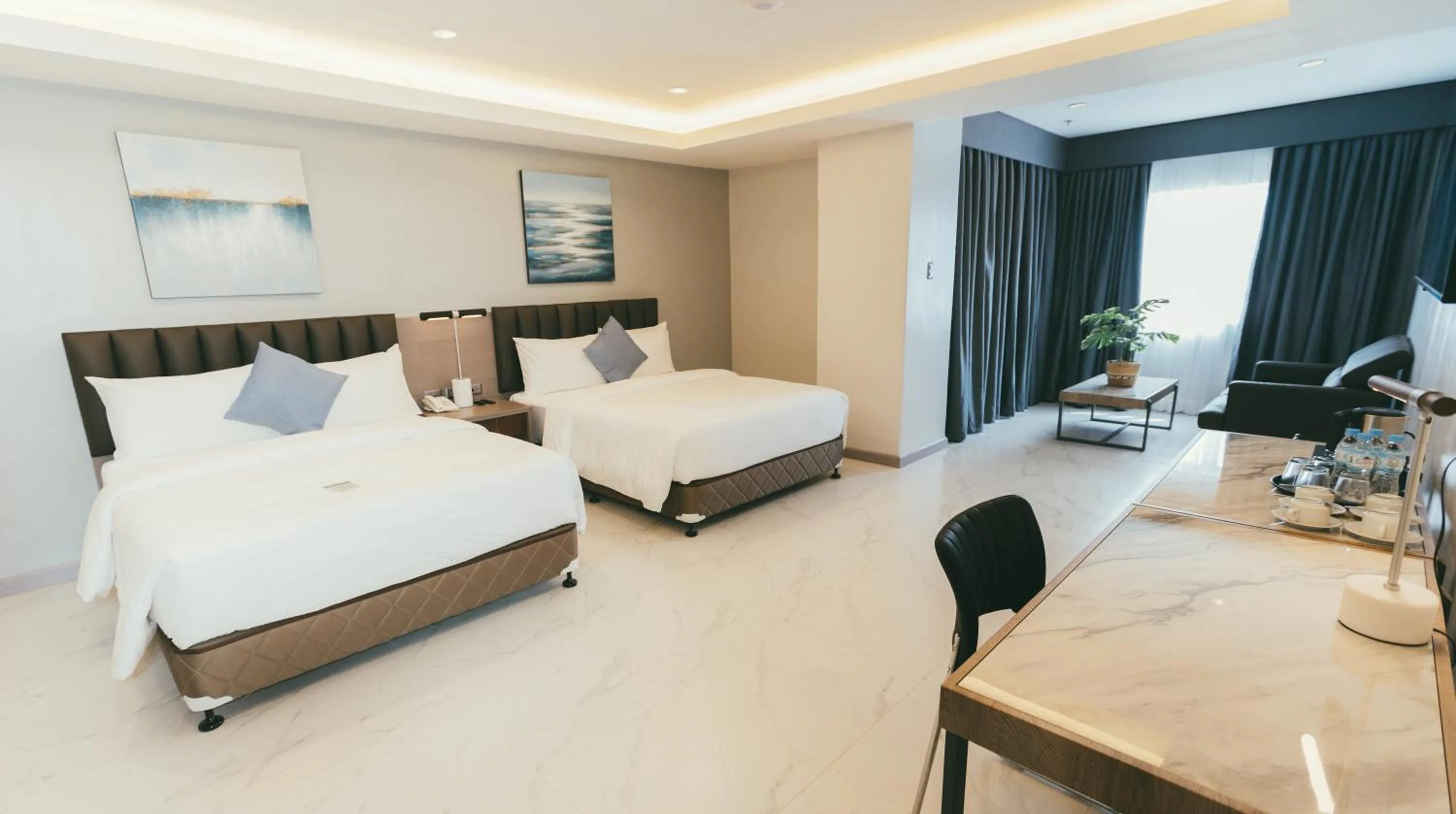 Bed in NS Royal Hotel