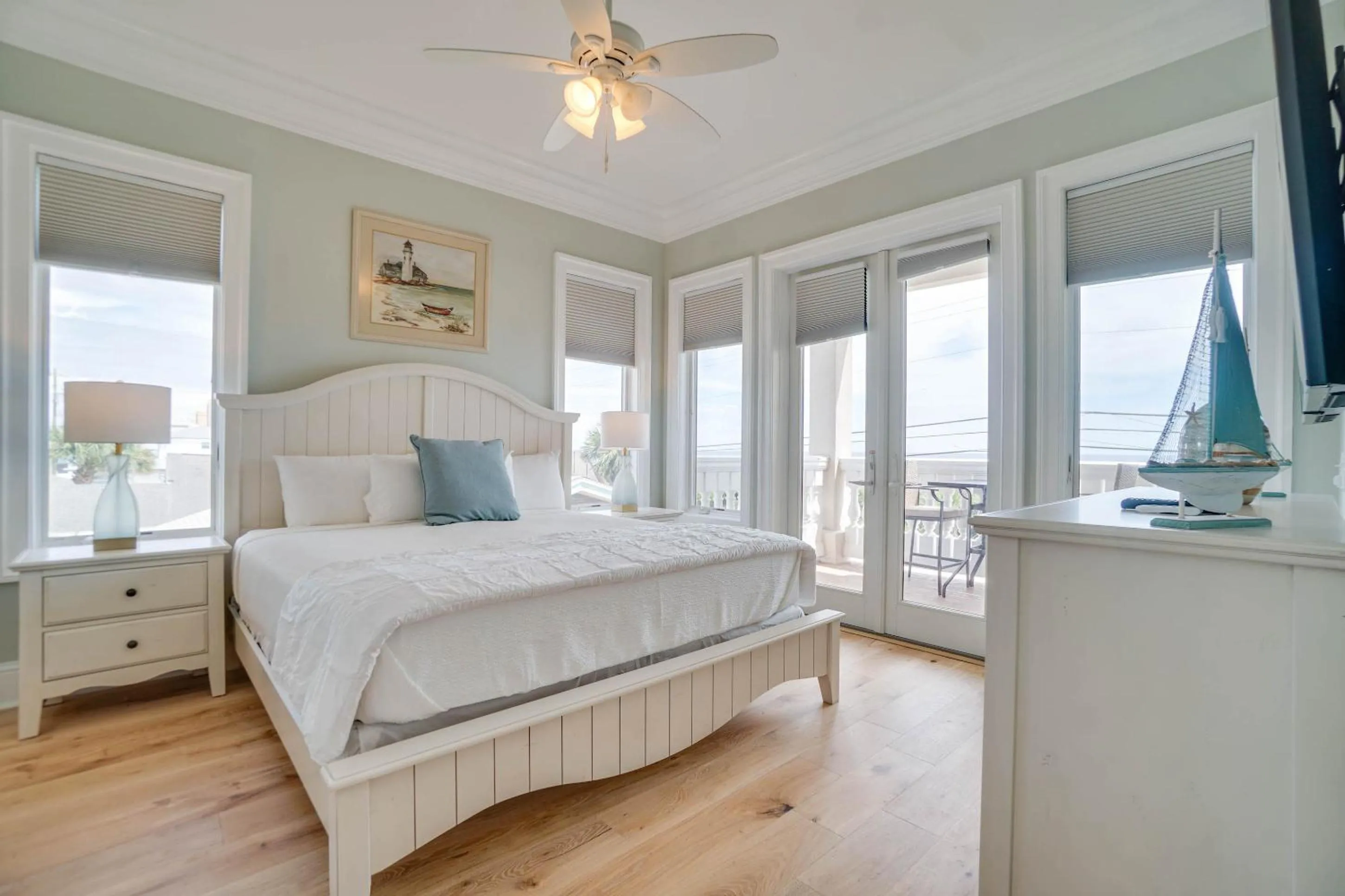 Bed in Beach House - Stairway to Heaven