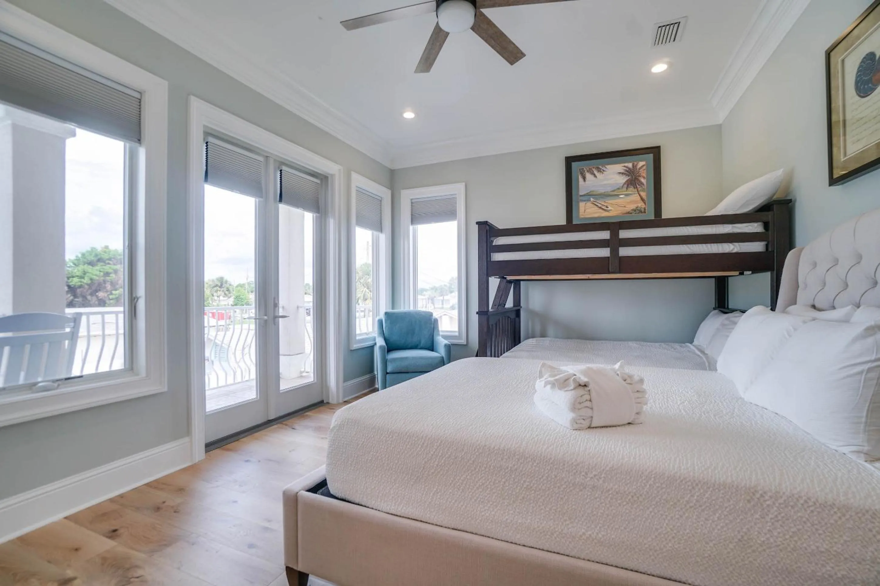 Bed in Beach House - Stairway to Heaven