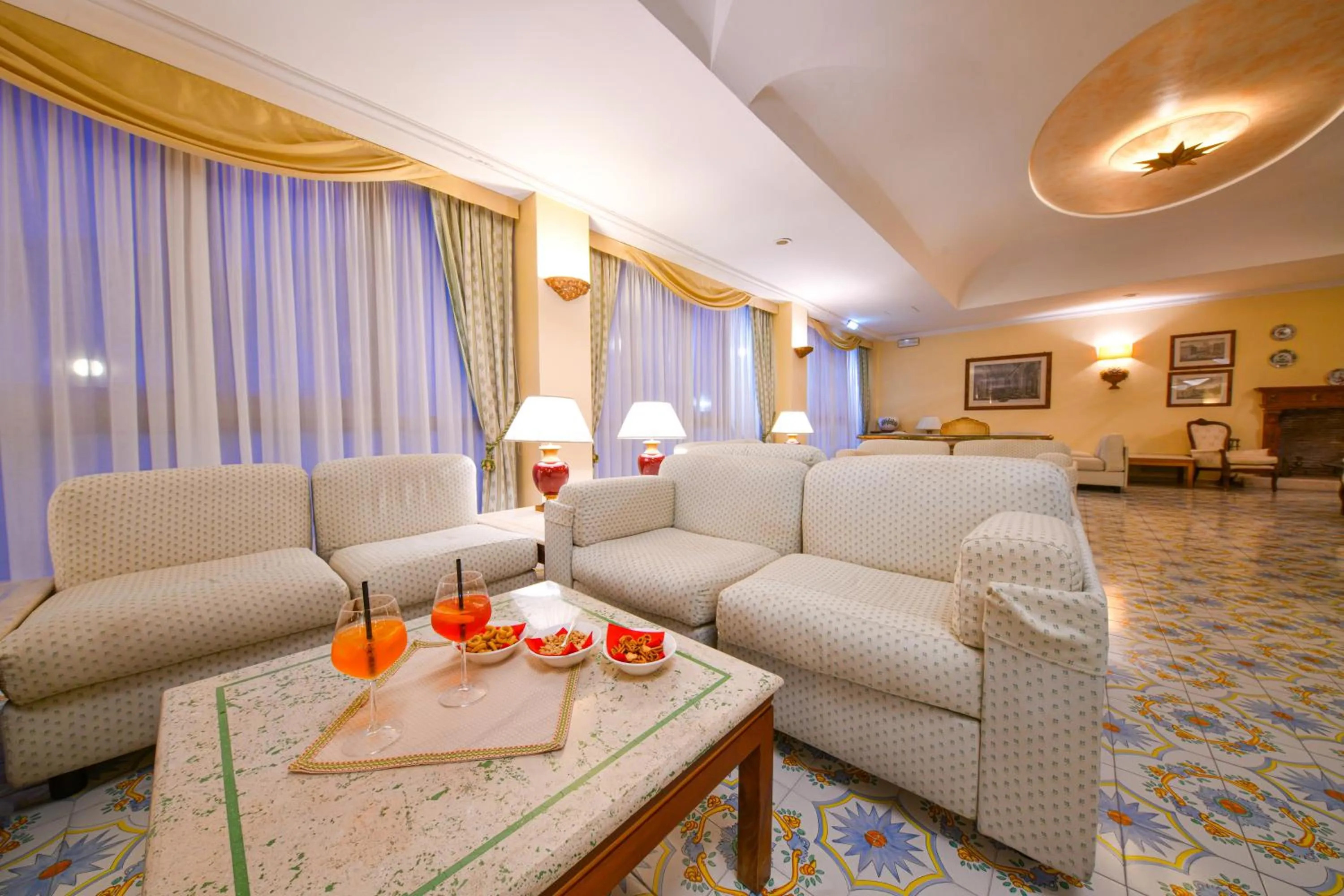 Living room in Grand Hotel Terme di Augusto