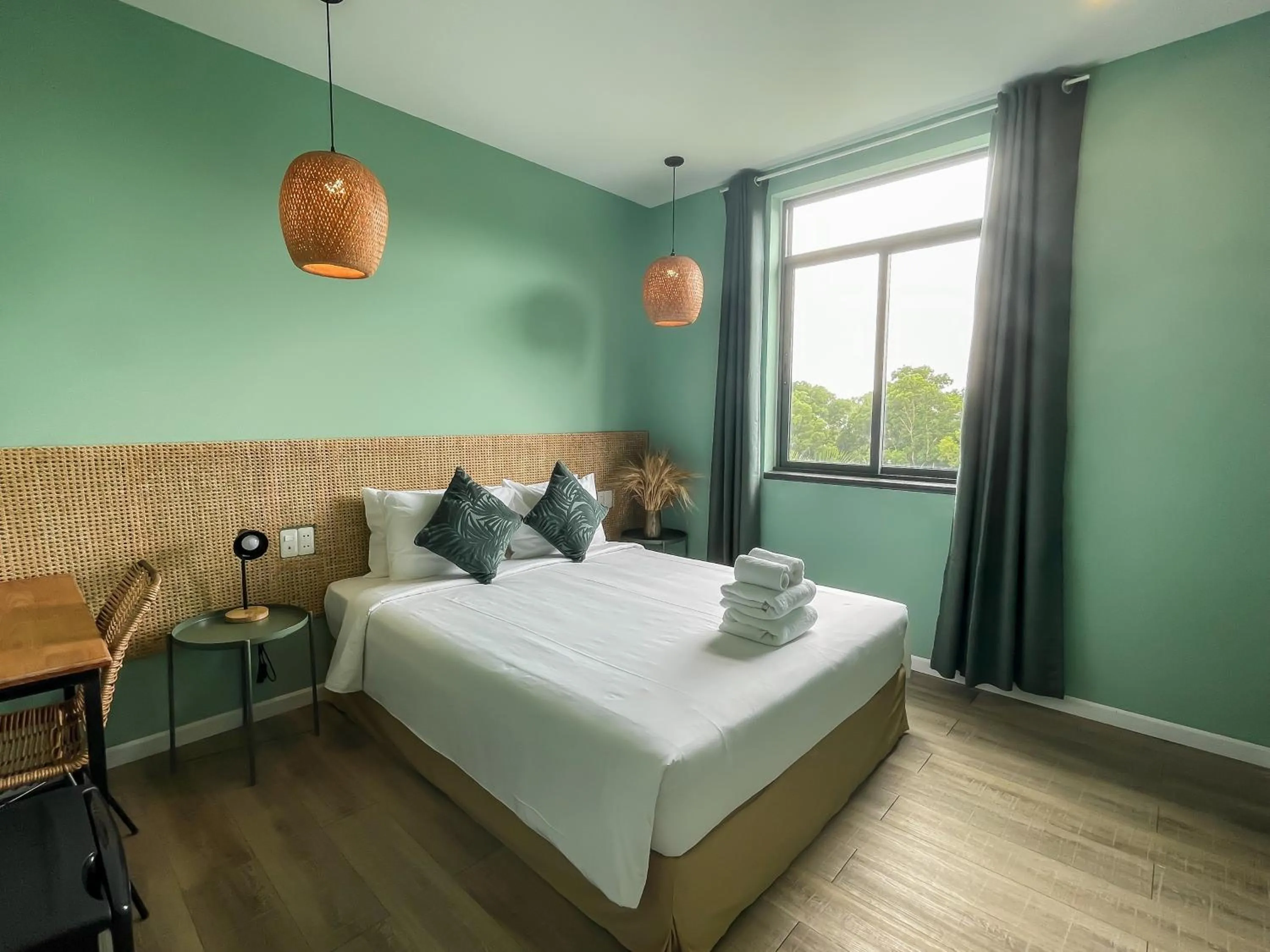 Bed in Leaf Hotel Phu Quoc