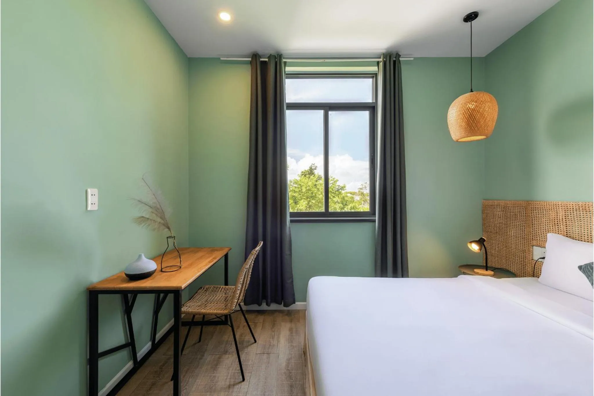 Bed in Leaf Hotel Phu Quoc