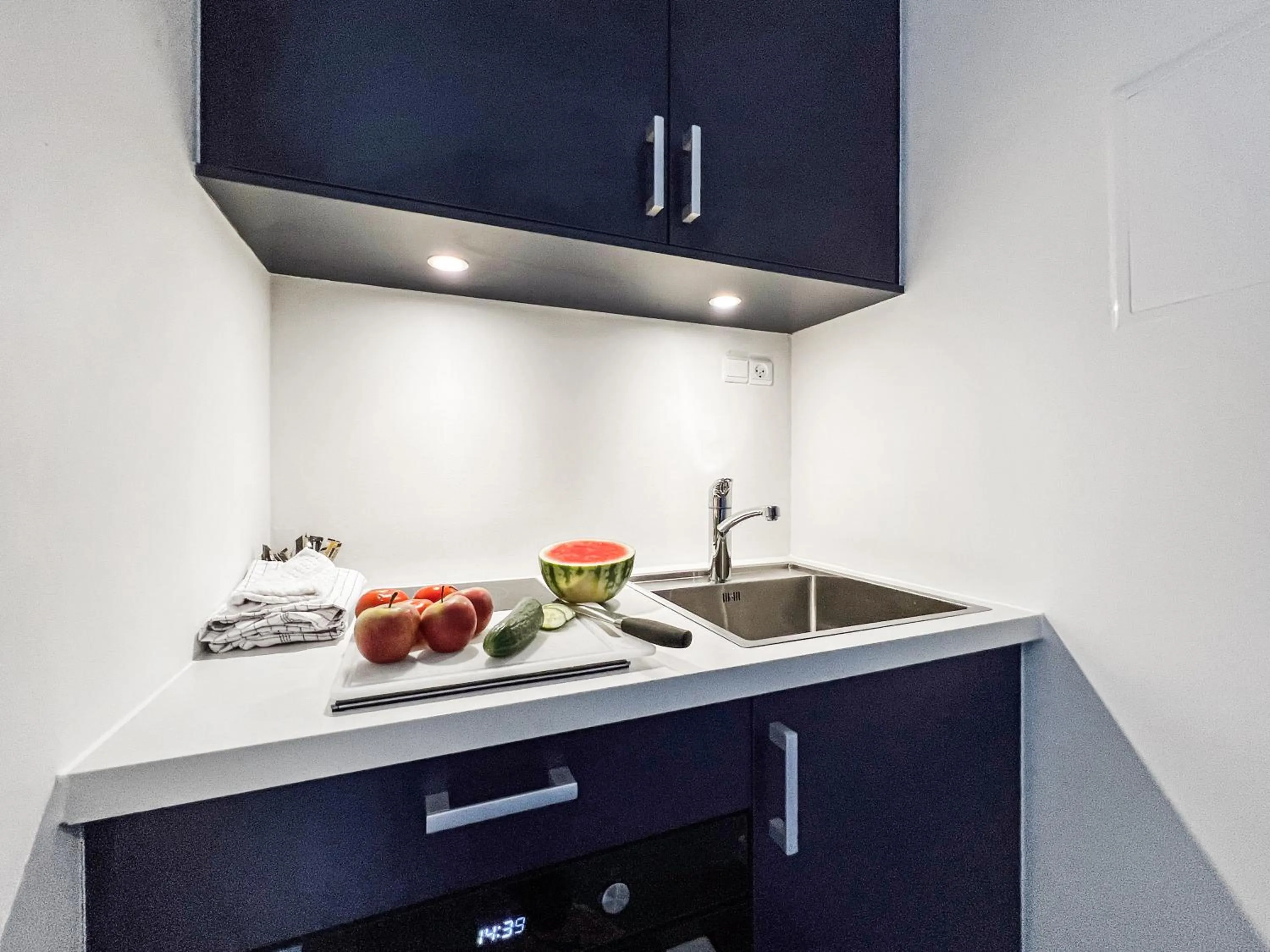 Kitchen or kitchenette in Hotel Nordbo